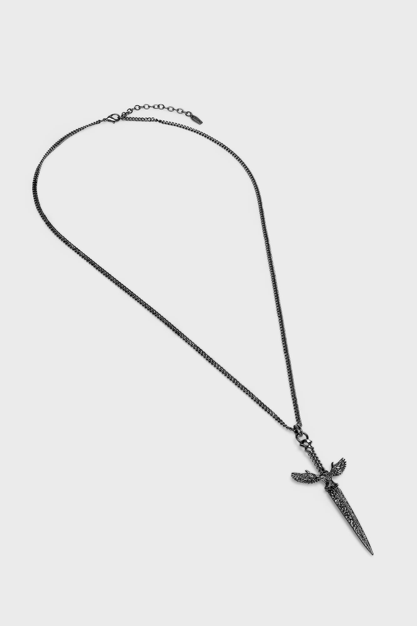 Killstar Swordstorm Chain Necklace with Adjustable Clasp