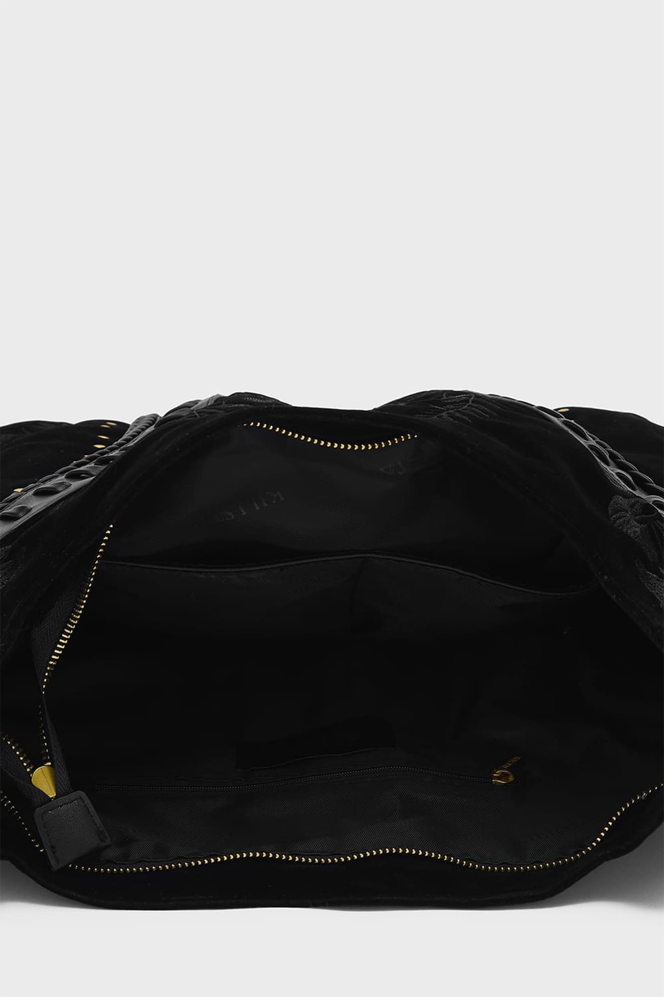 Killstar Magictwill Velvet Shoulder Bag with Embroidery