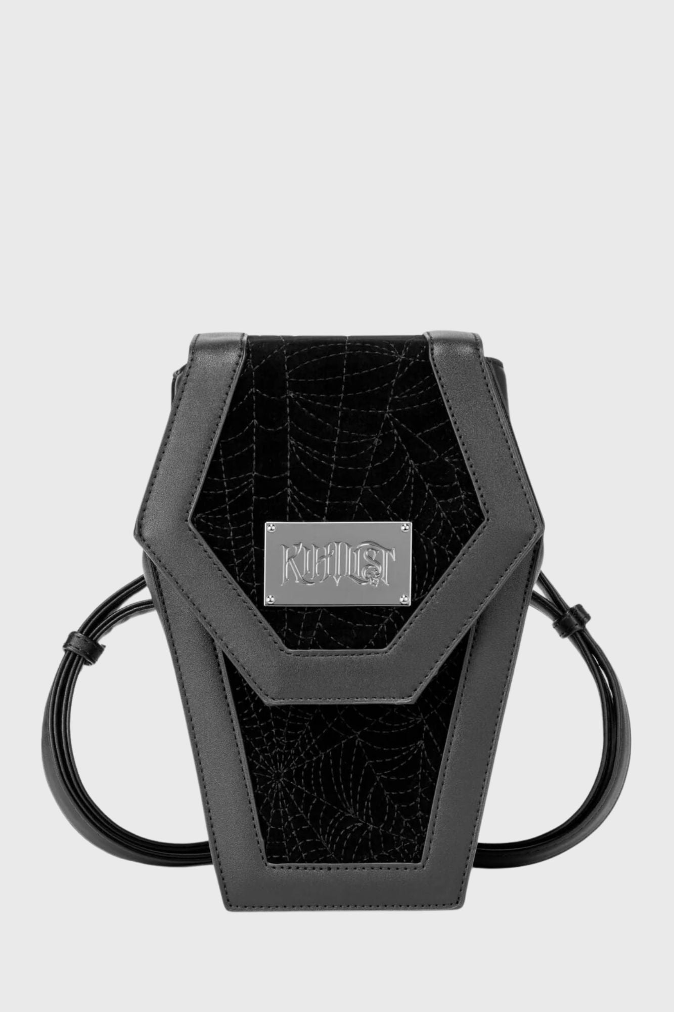 Gothic Coffin Backpack with Spider Web Design – KIHILIST