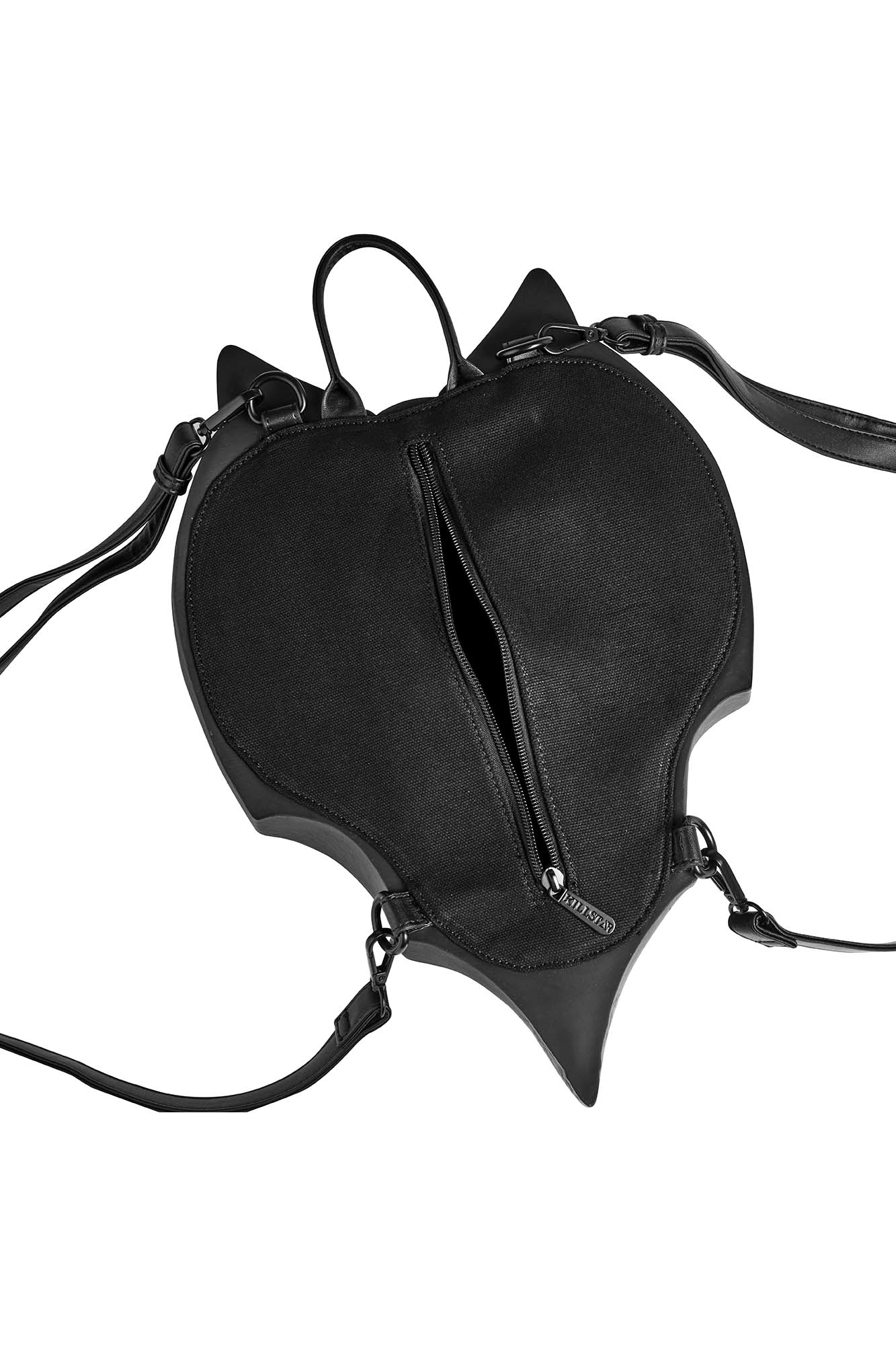 Killstar Vamped Up Bat Backpack - Gothic PU Statement Bag