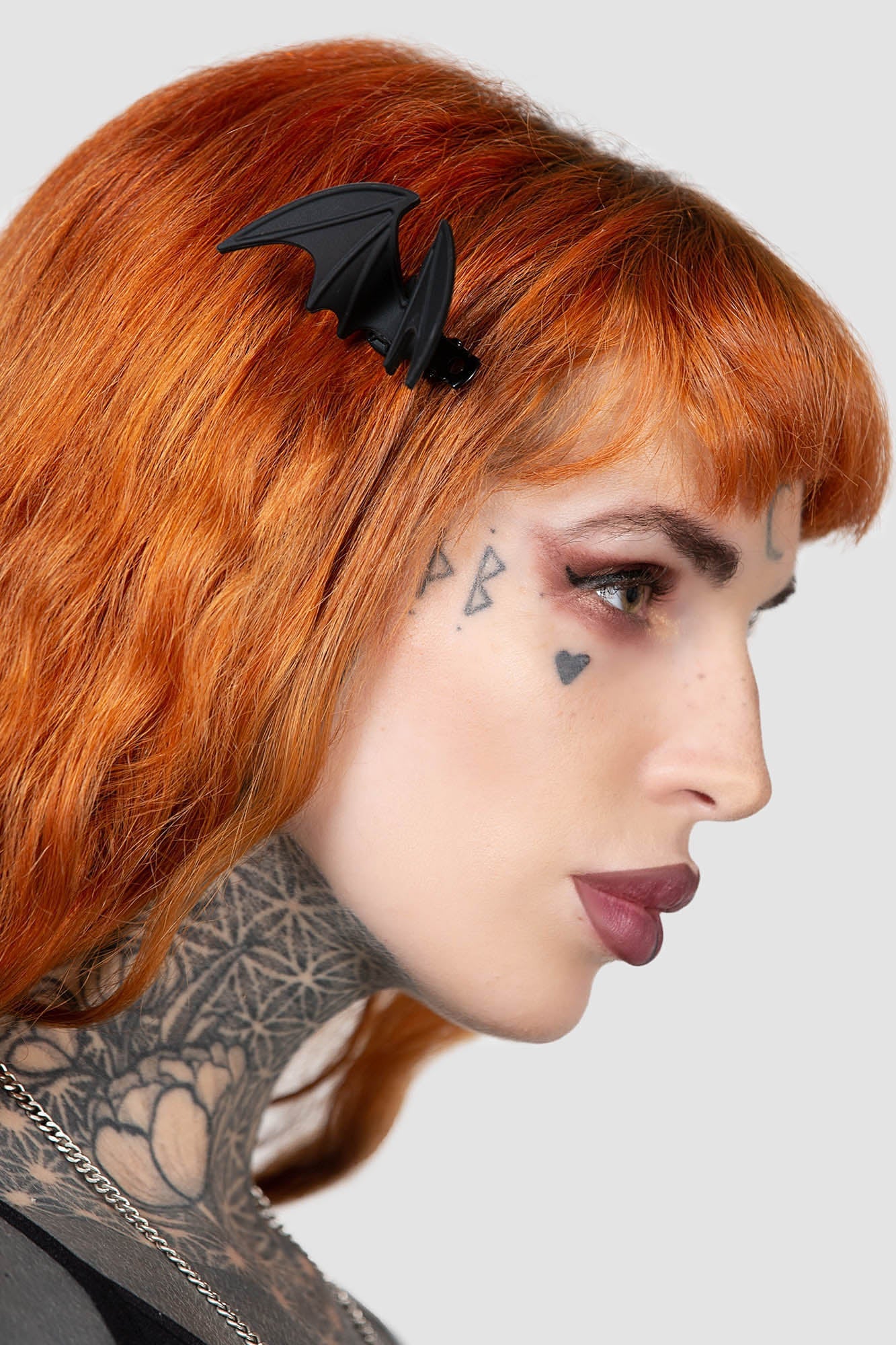 Gothic Bat Hair Clip - Night Creature Statement Accessory