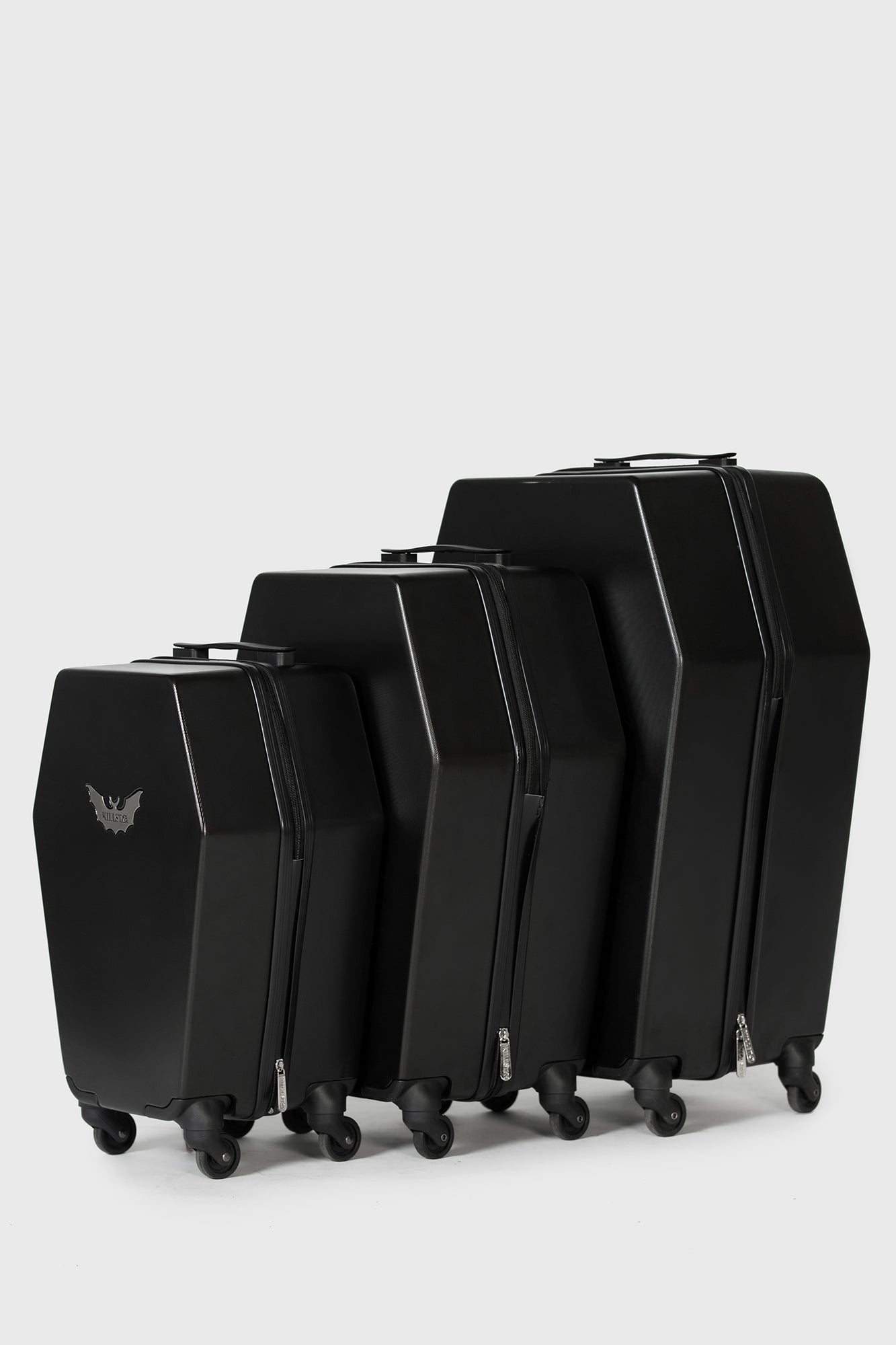 Killstar Gothic Casket Carry Case with Wheels & Handles