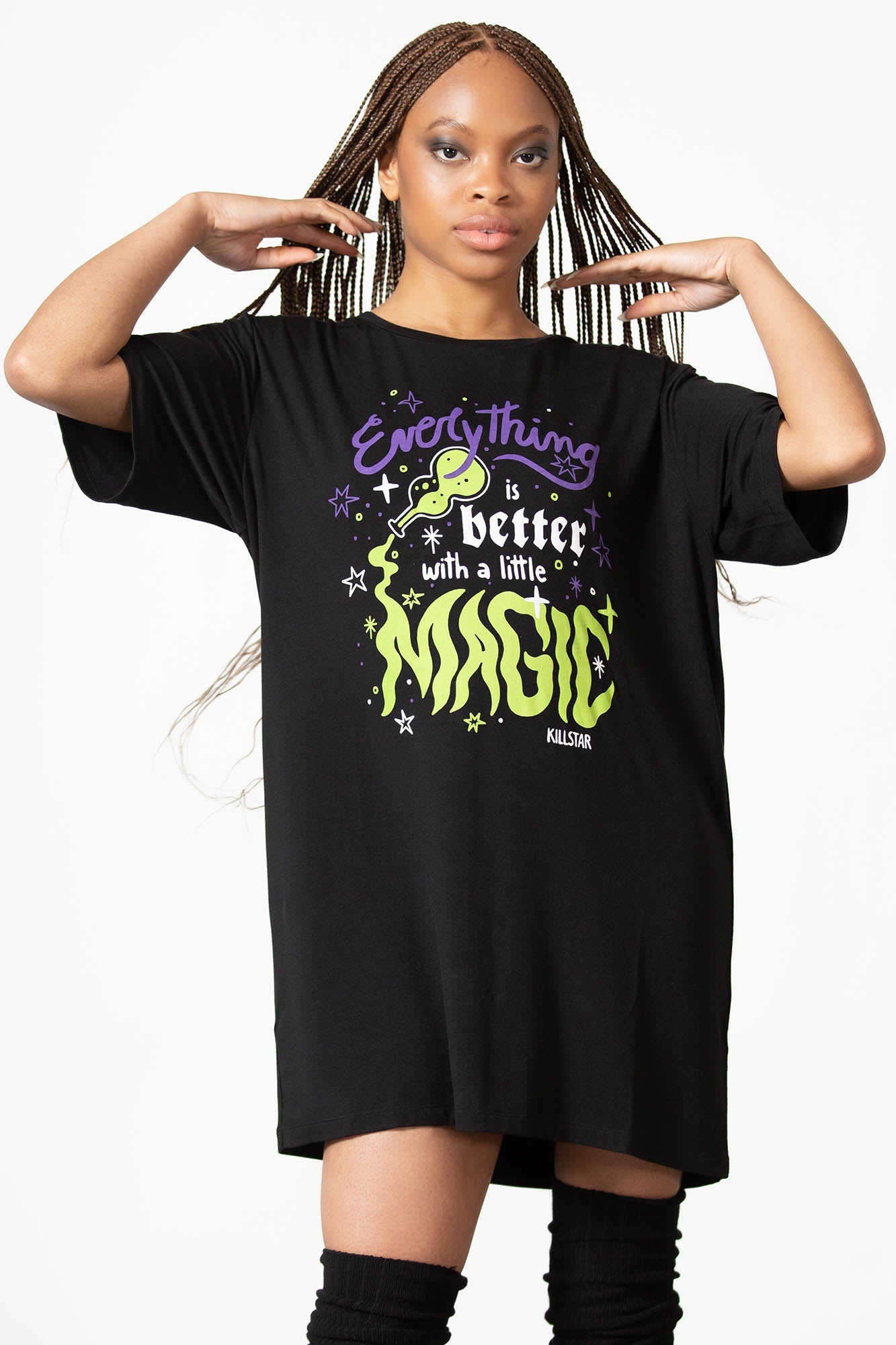 Killstar Magic Rest Graphic T-Shirt - Unisex Soft Stretch Tee