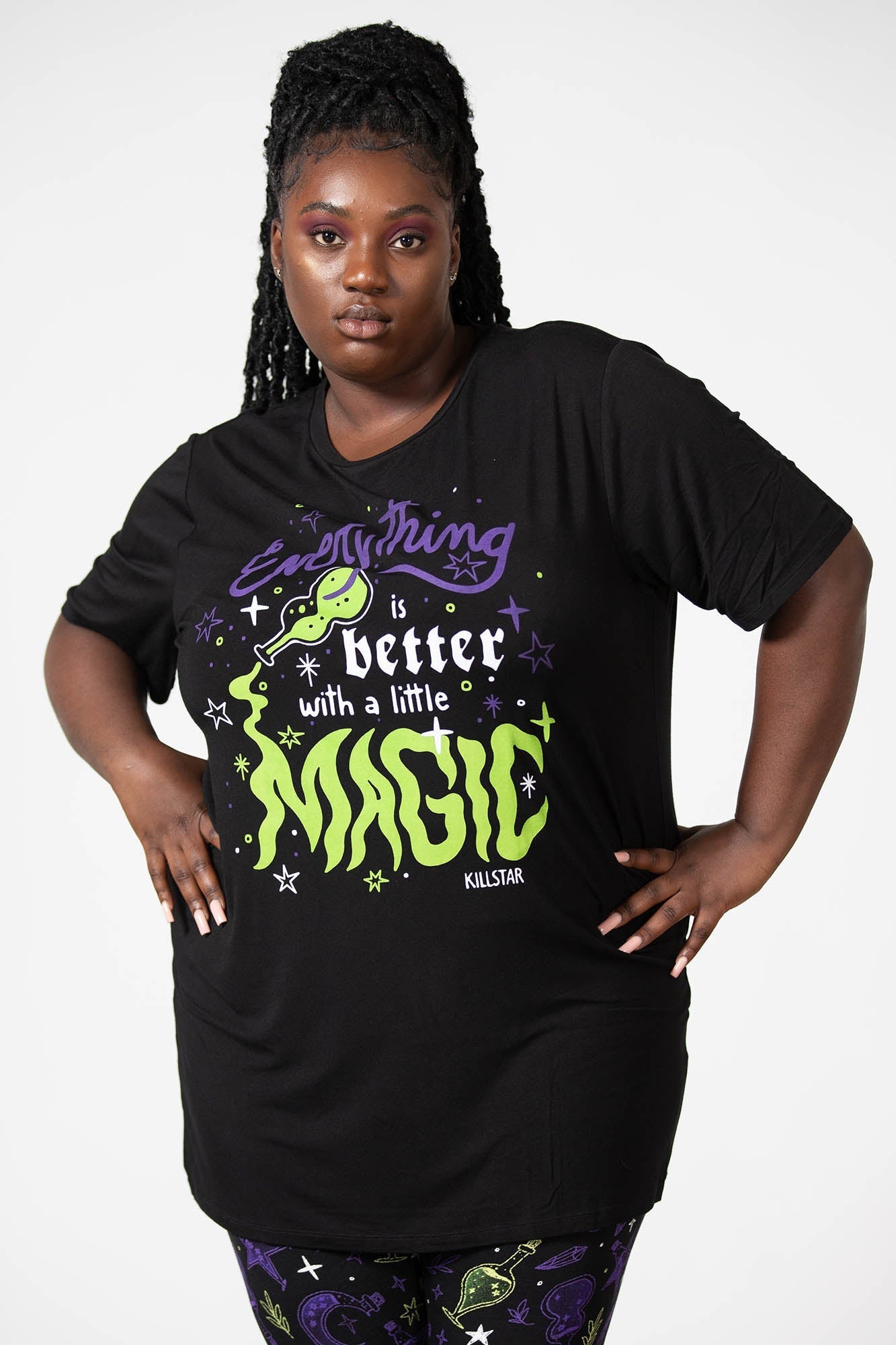 Killstar Magic Rest Graphic T-Shirt - Unisex Soft Stretch Tee