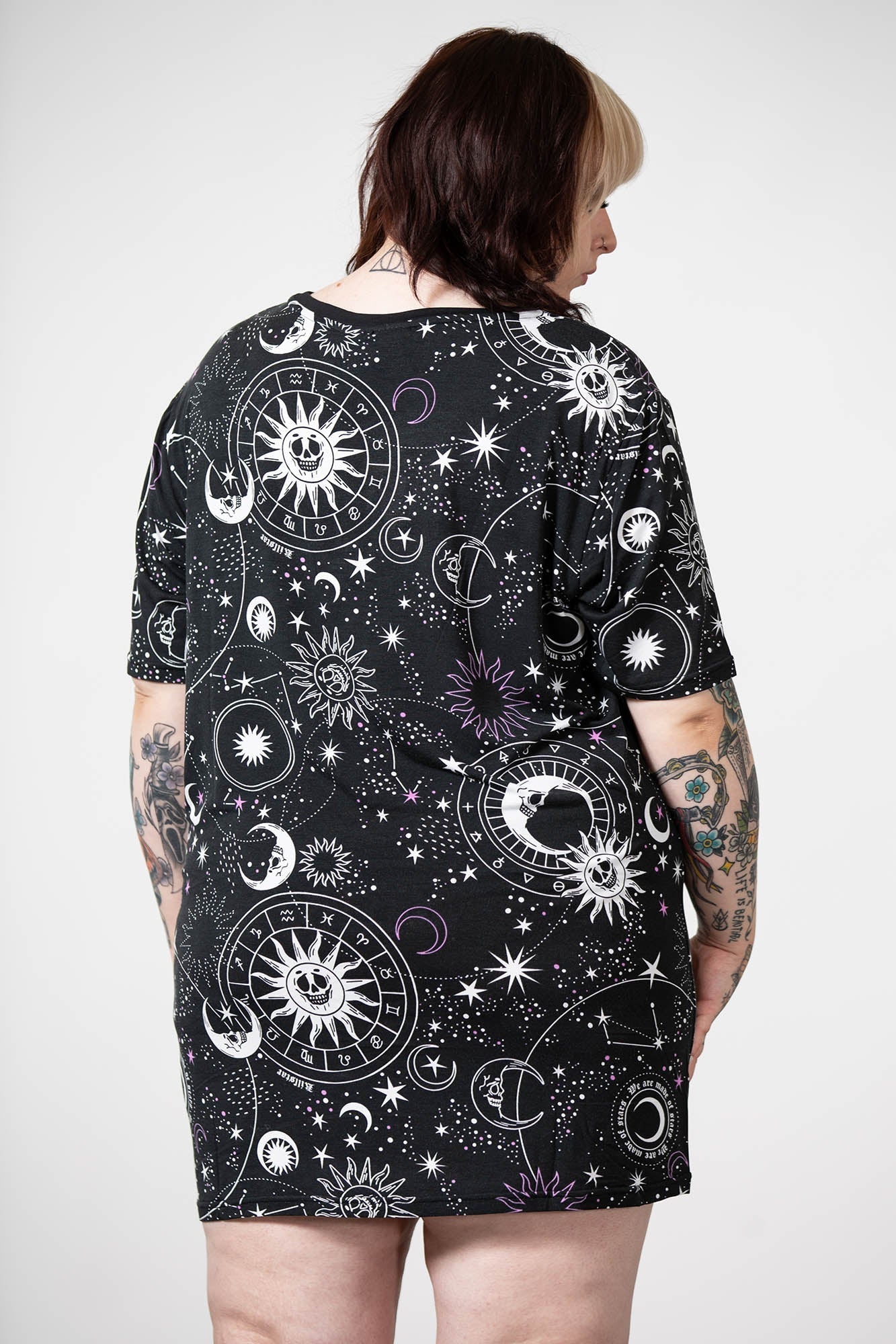 Killstar Solstice Longline Graphic T-Shirt - Unisex Fit