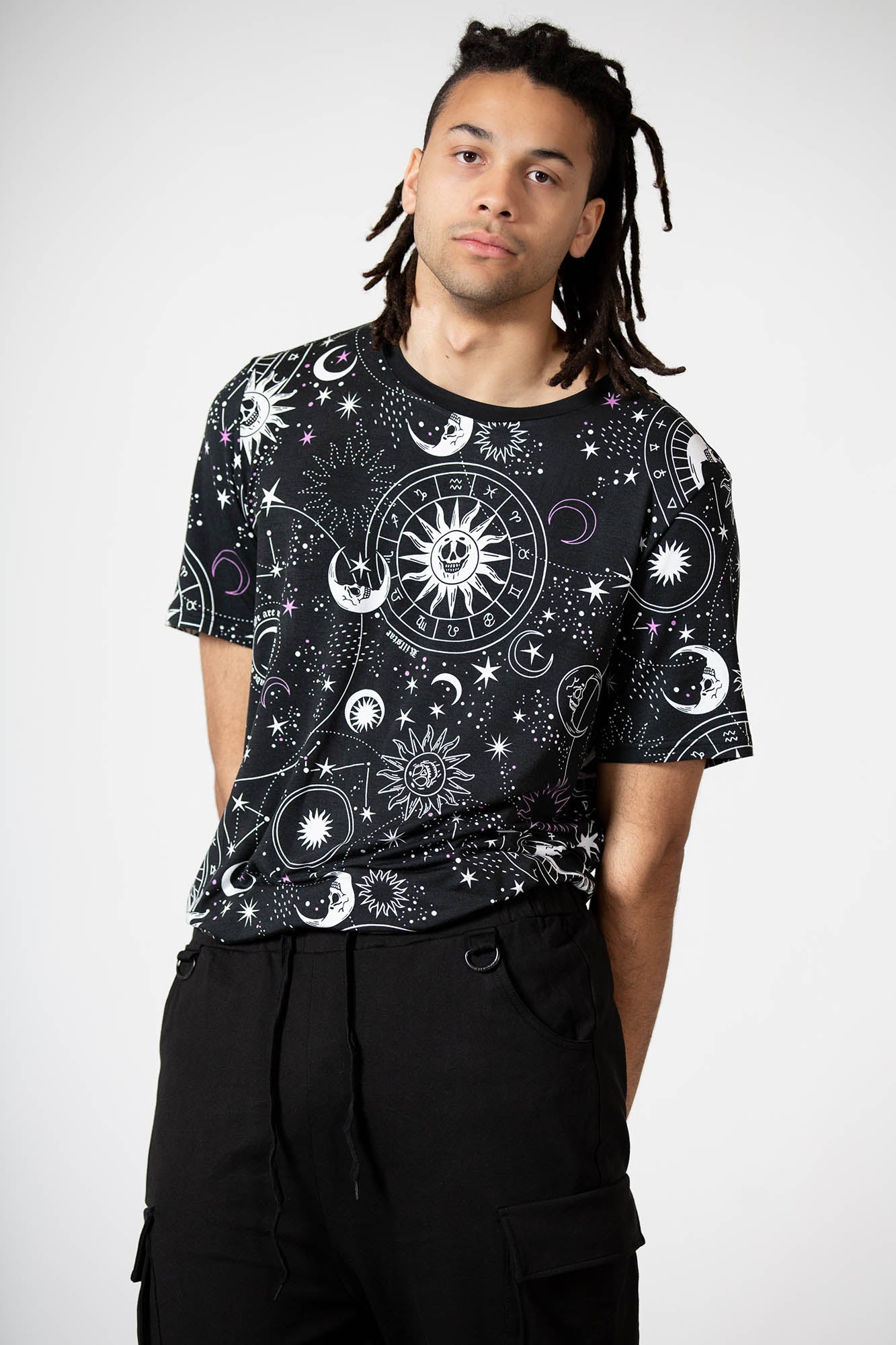 Killstar Solstice Longline Graphic T-Shirt - Unisex Fit