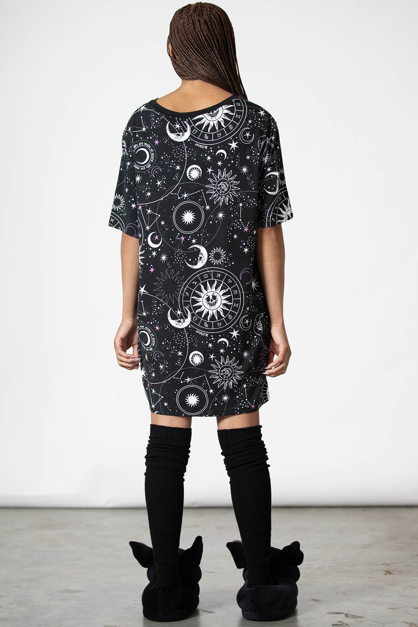 Killstar Solstice Longline Graphic T-Shirt - Unisex Fit