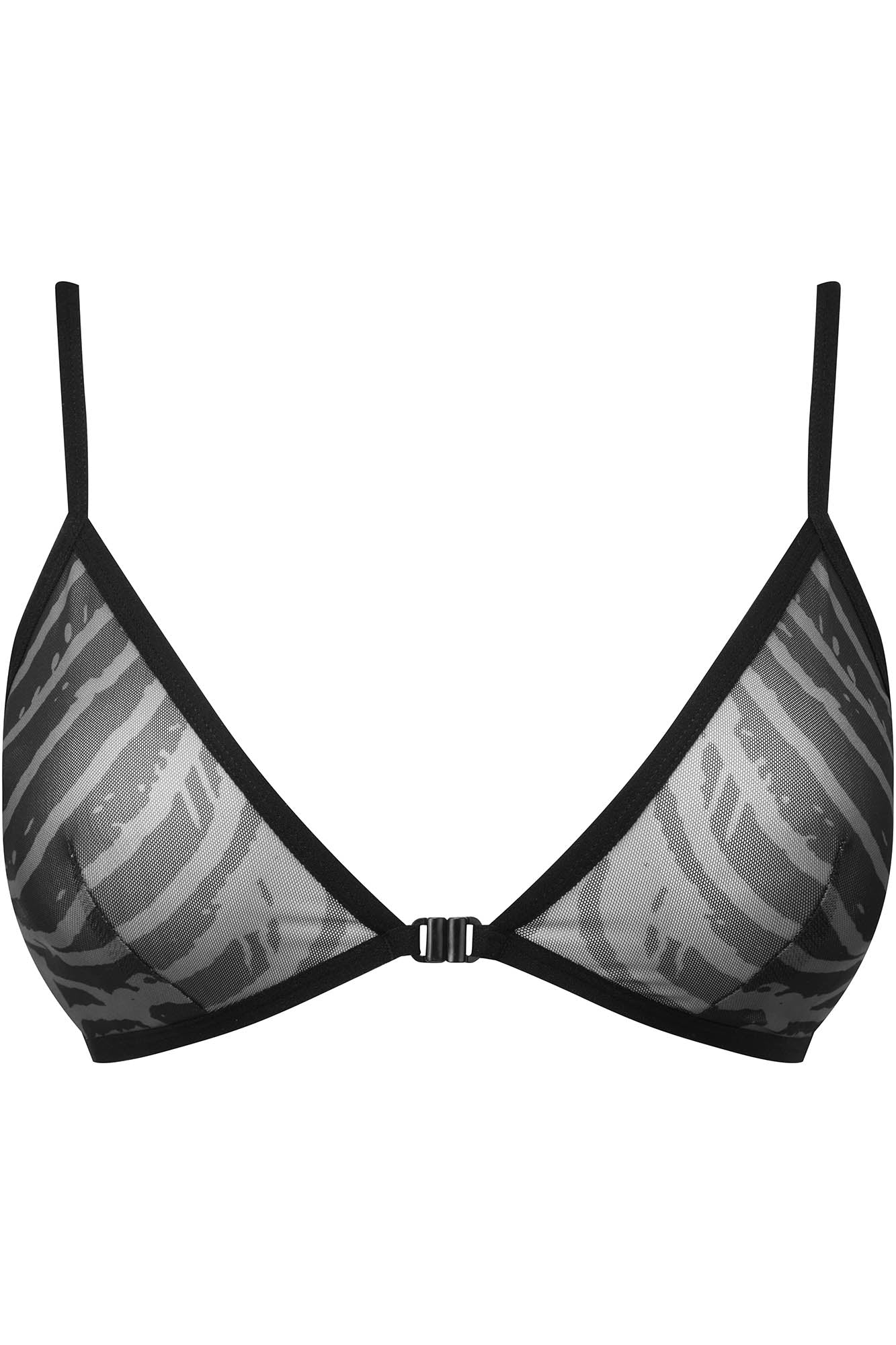 Killstar Vertebra Mesh Bralet with Front Closure & Adjustable Straps