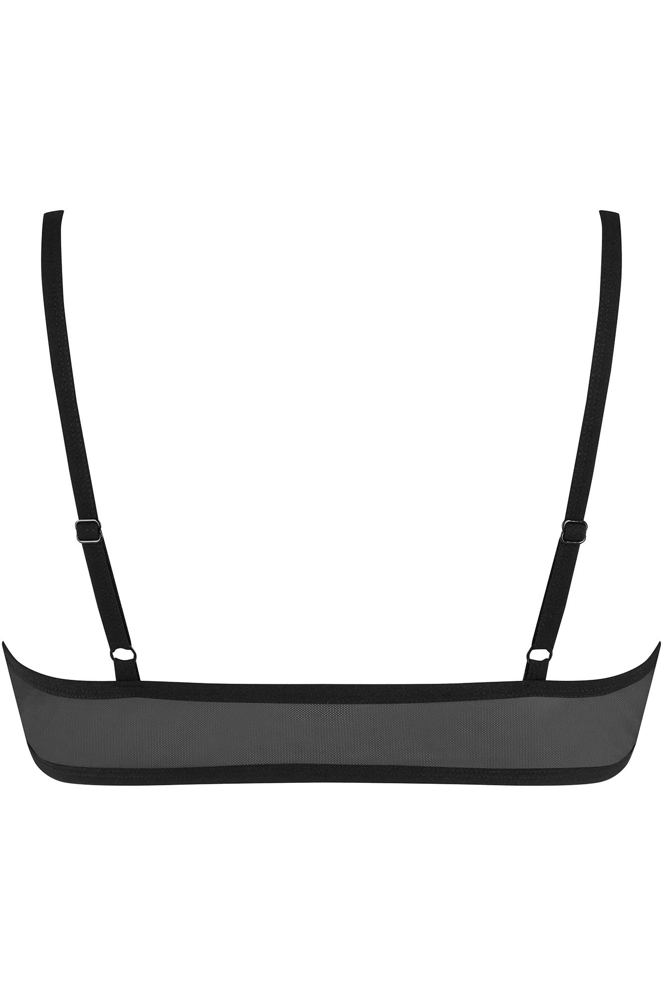 Killstar Vertebra Mesh Bralet with Front Closure & Adjustable Straps