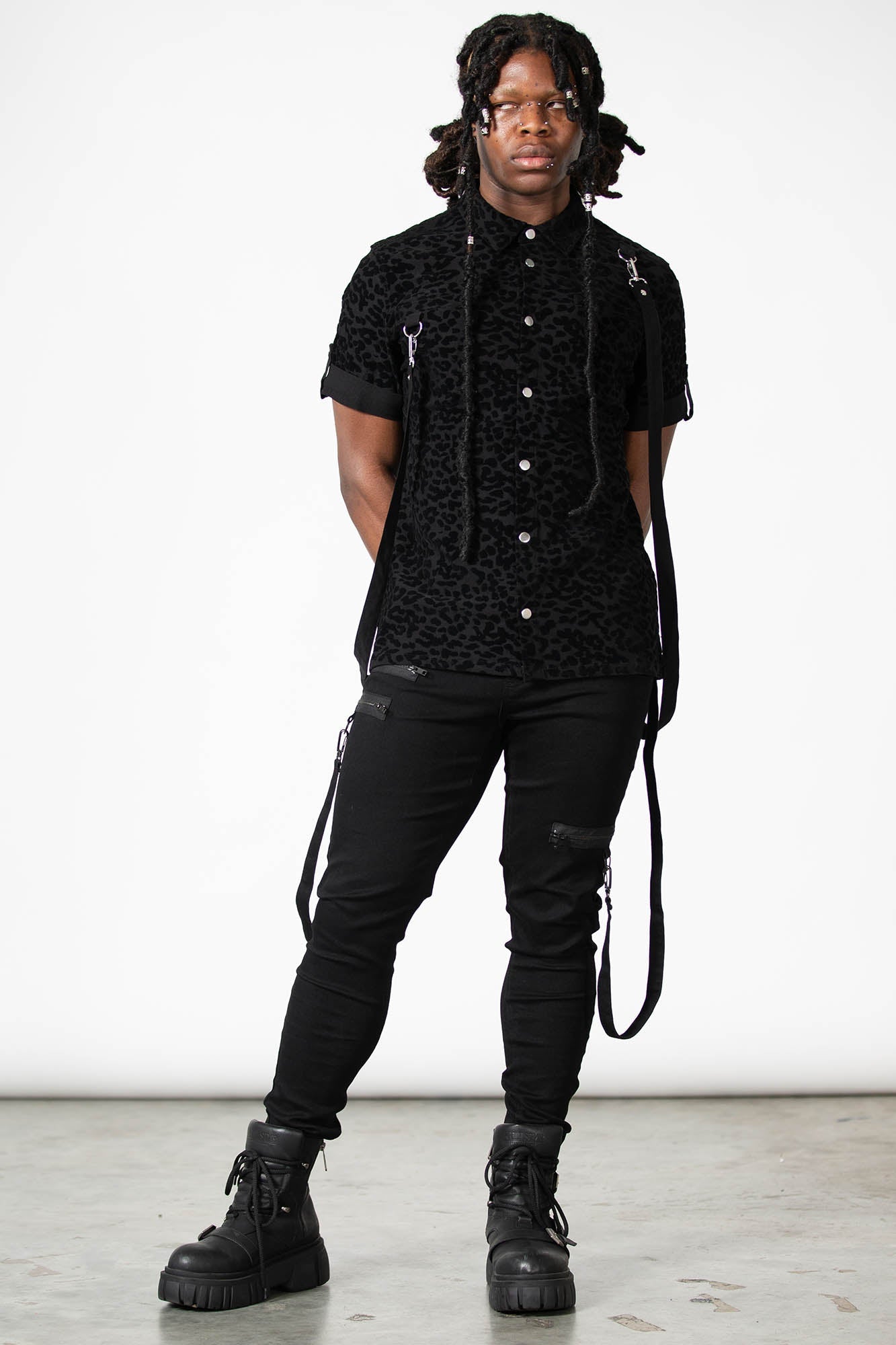 Mad Paw Leopard Print Shirt - Soft Stretch Fabric, Unisex Fit