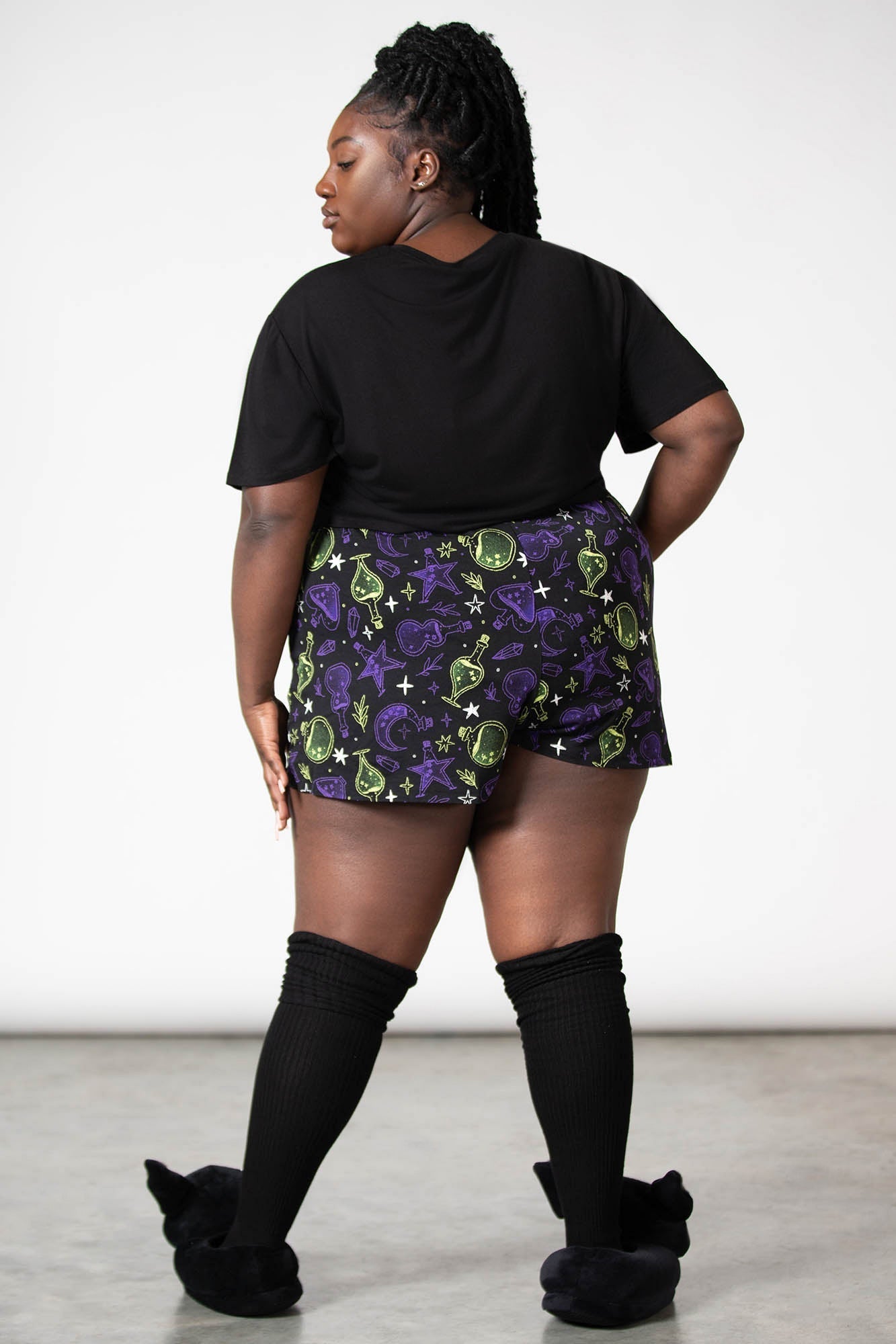 Magic Chill Crop Top - Soft Stretch Statement Print by Killstar