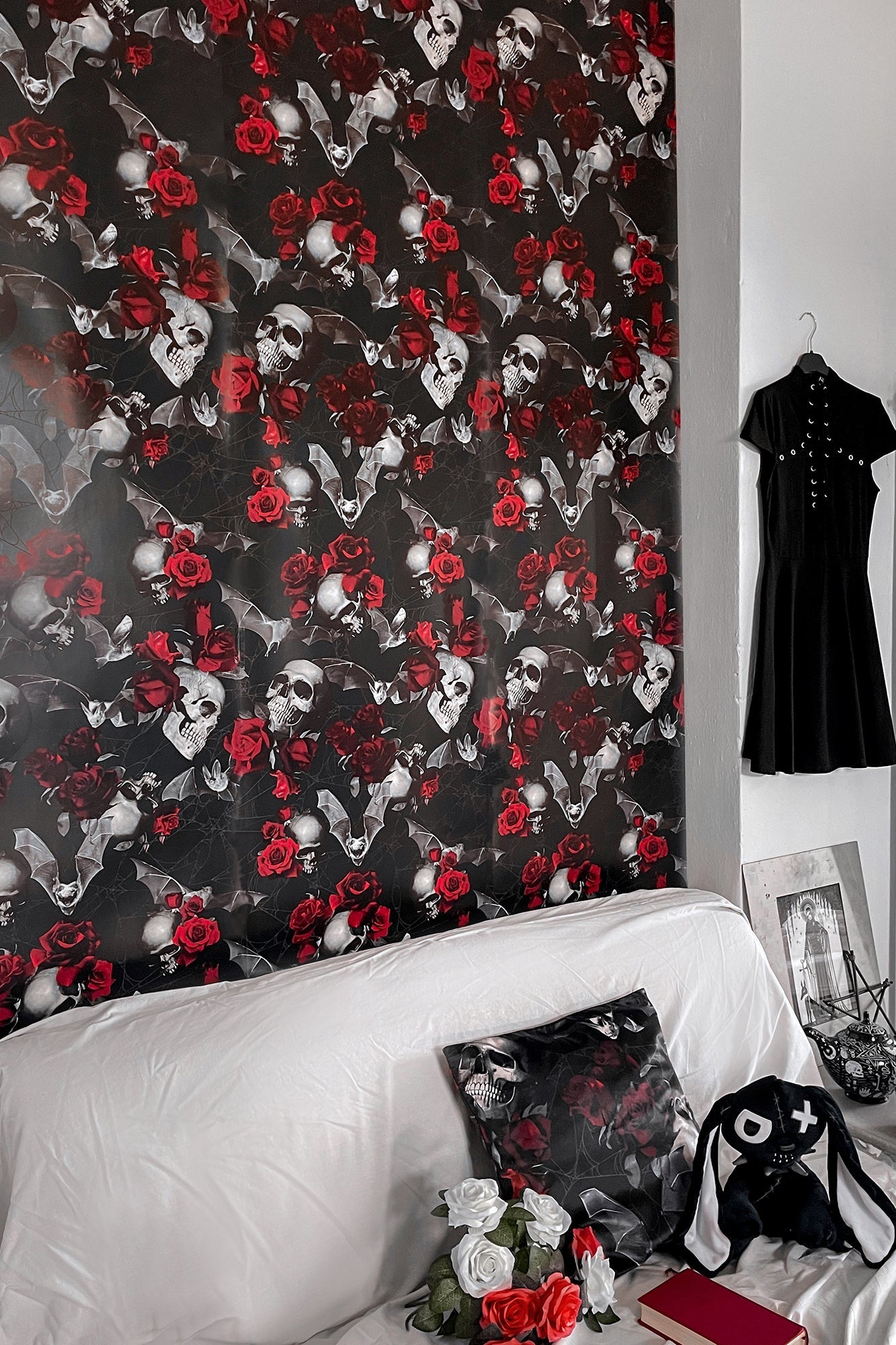 Haunted Garden Gothic Wallpaper by Killstar – Non-Tacky Roll