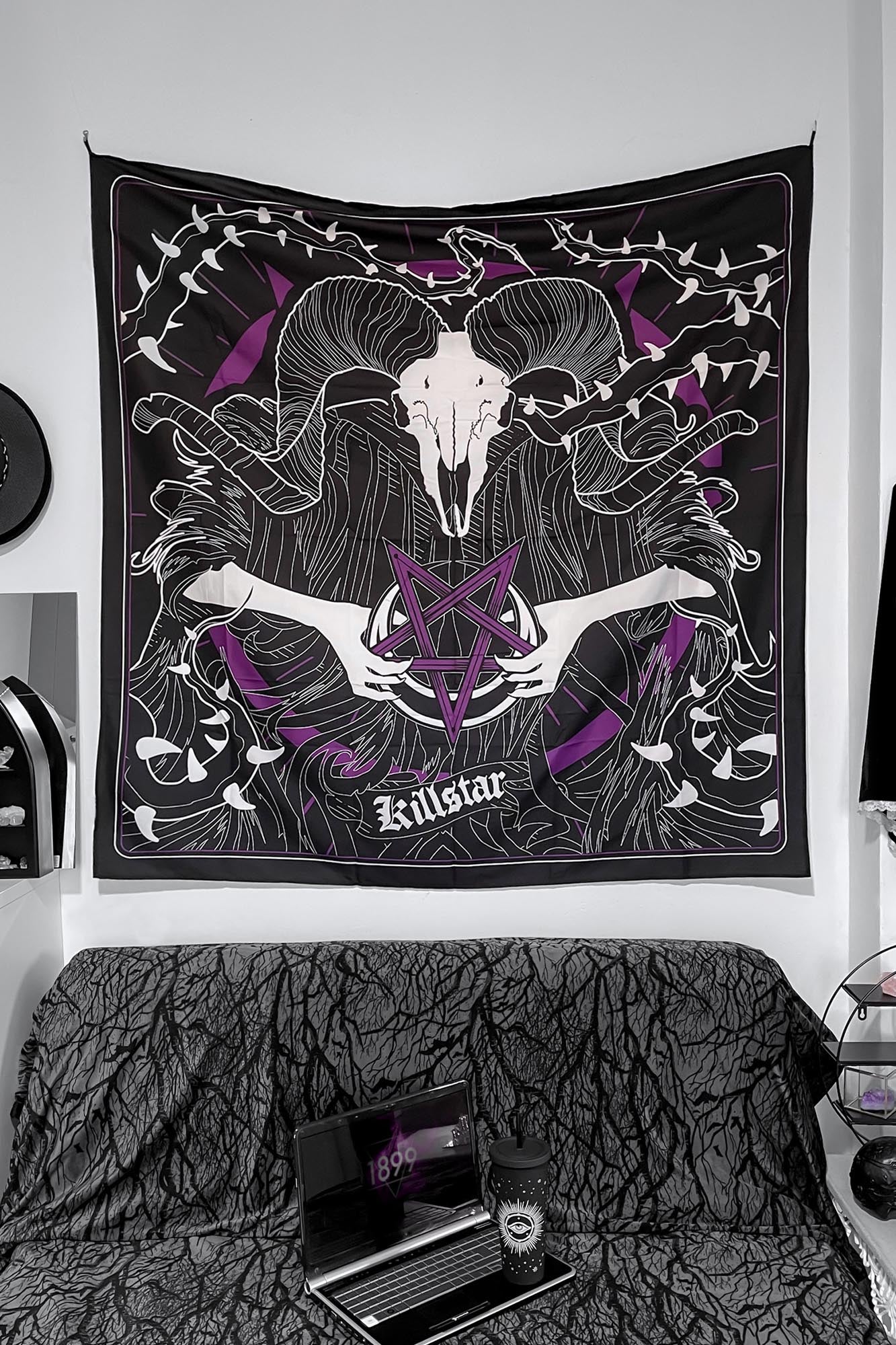 Leshy Gothic Tapestry - Soft Touch Fabric, 57.4" Square