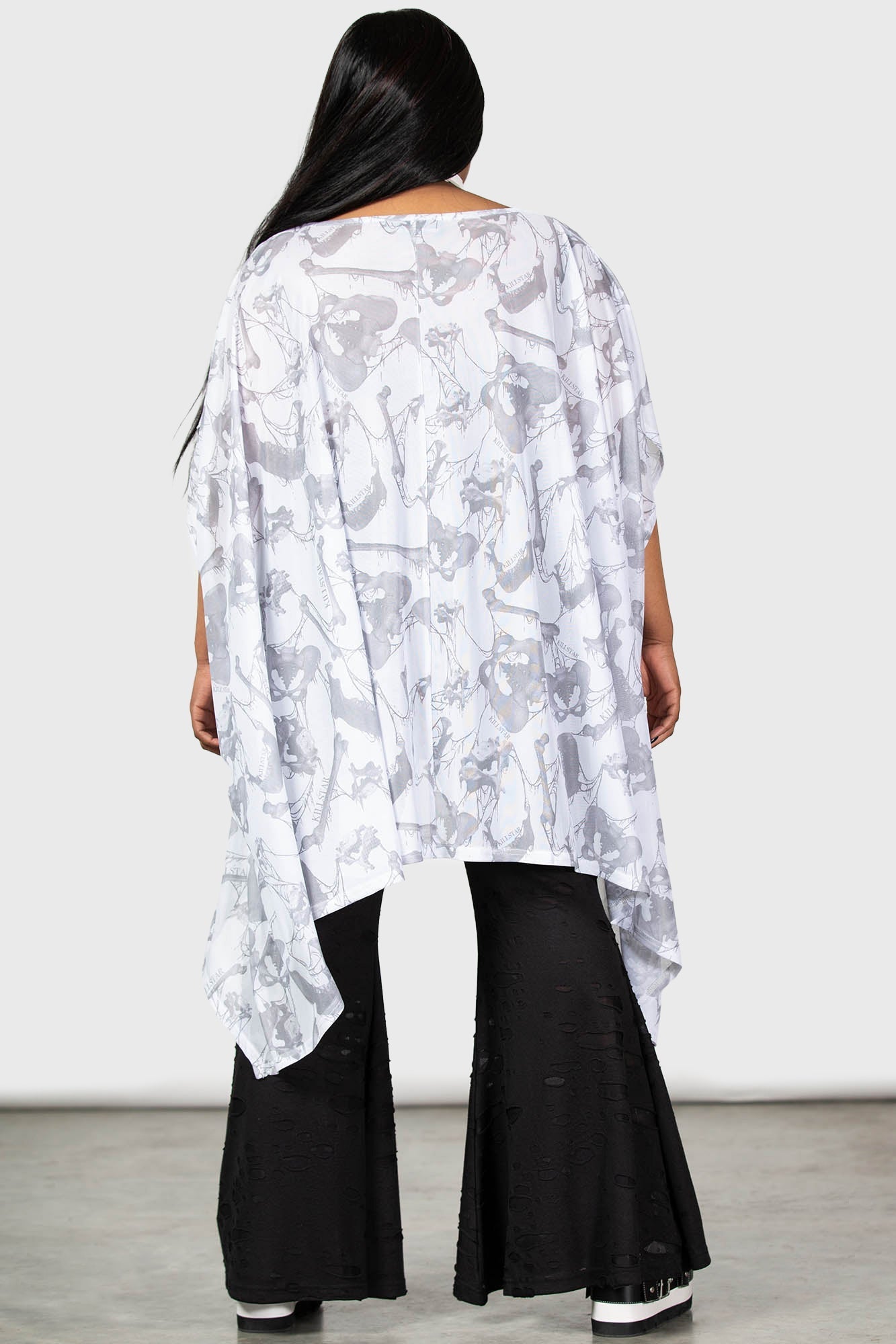 Killstar Dominina Mesh Tunic with Hanky Hem