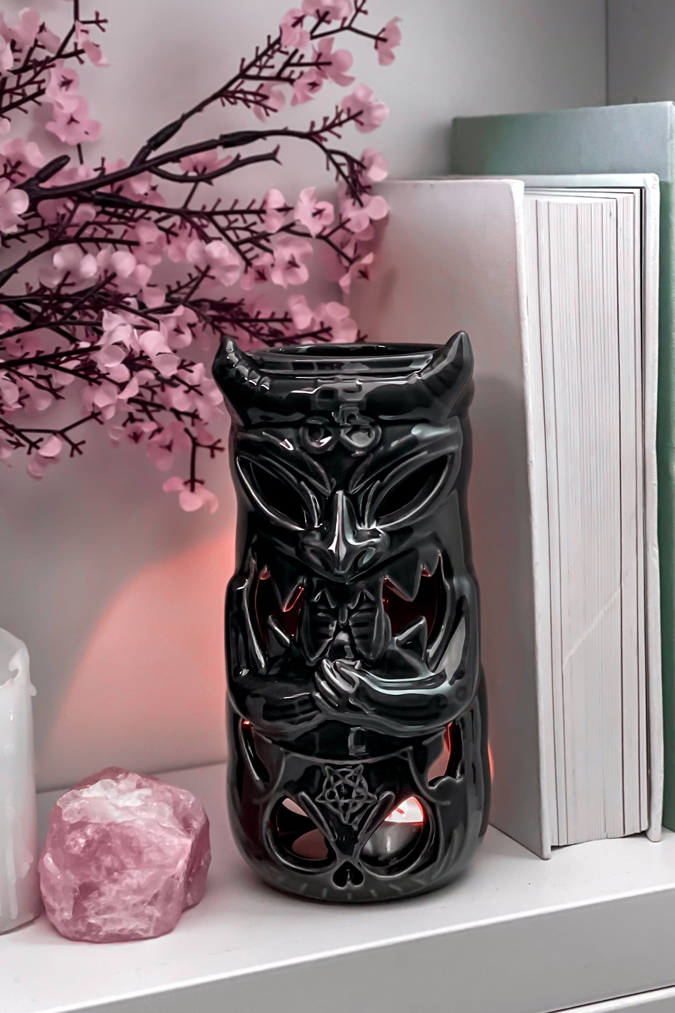 Killstar Tiki Demon Ceramic Tealight Holder