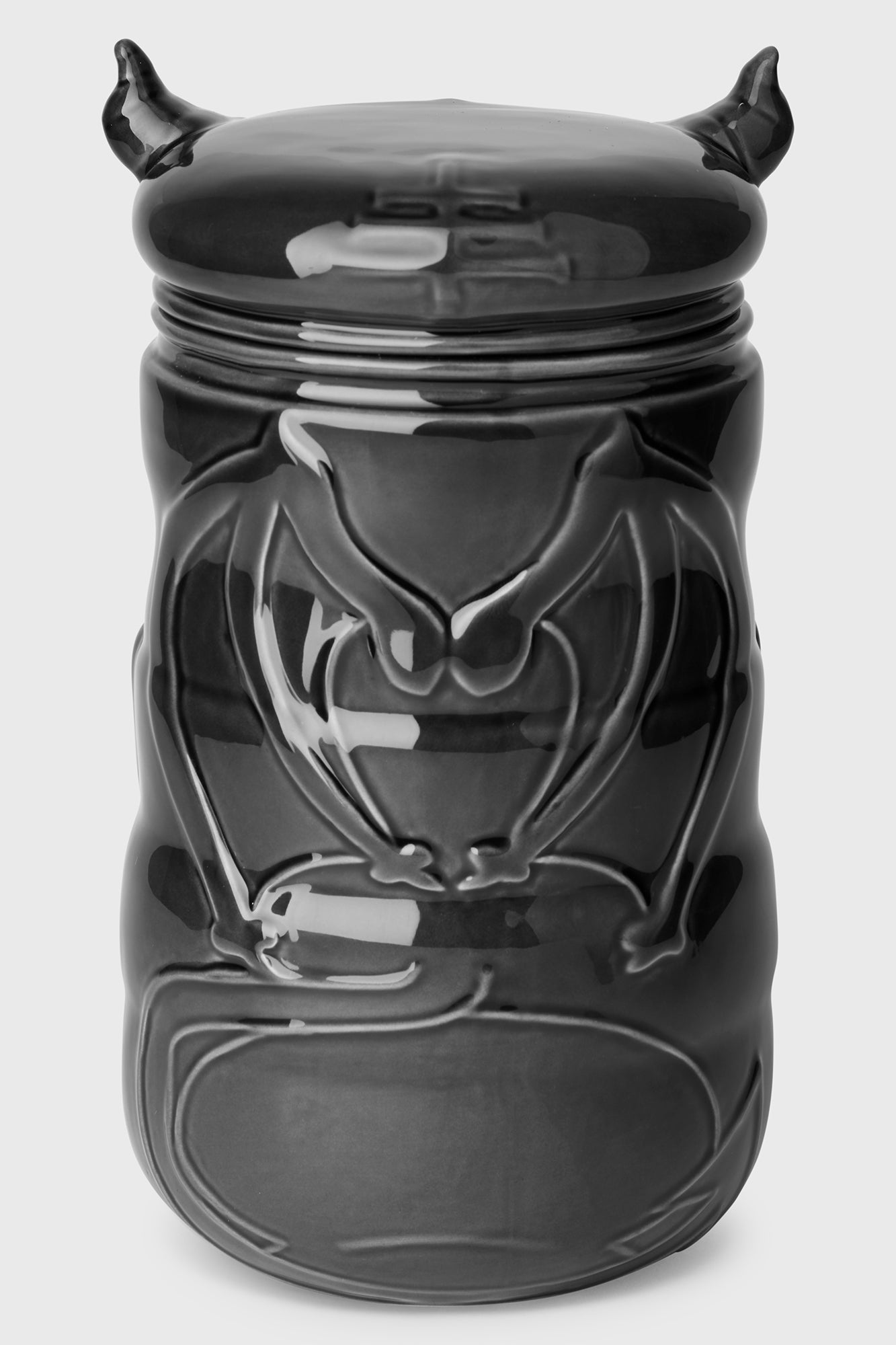 Killstar Tiki Demon Ceramic Jar - Handcrafted Sculpted Design