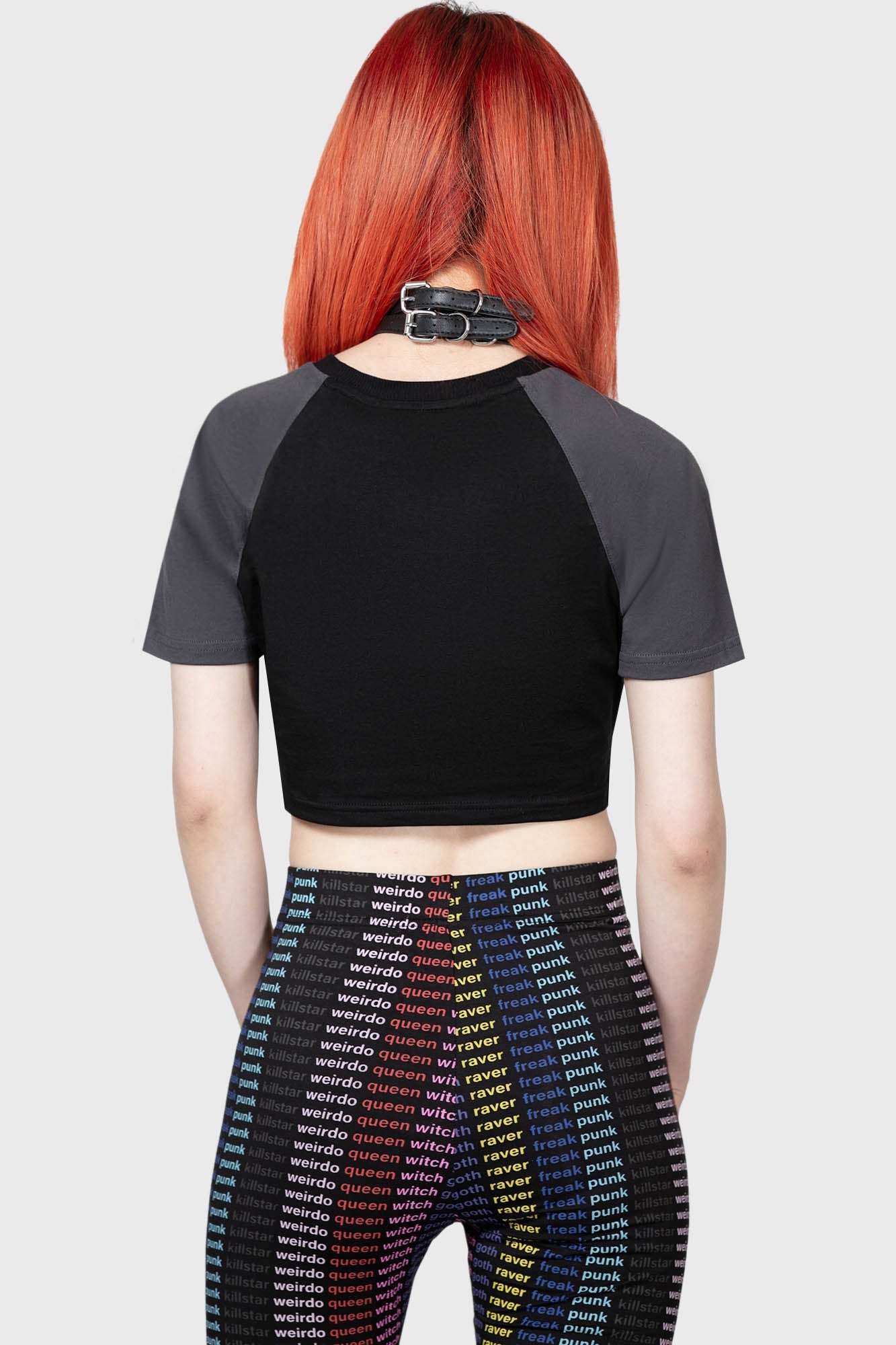 Killstar Weirdest Folk Cropped Raglan T-Shirt - Fitted Graphic Tee