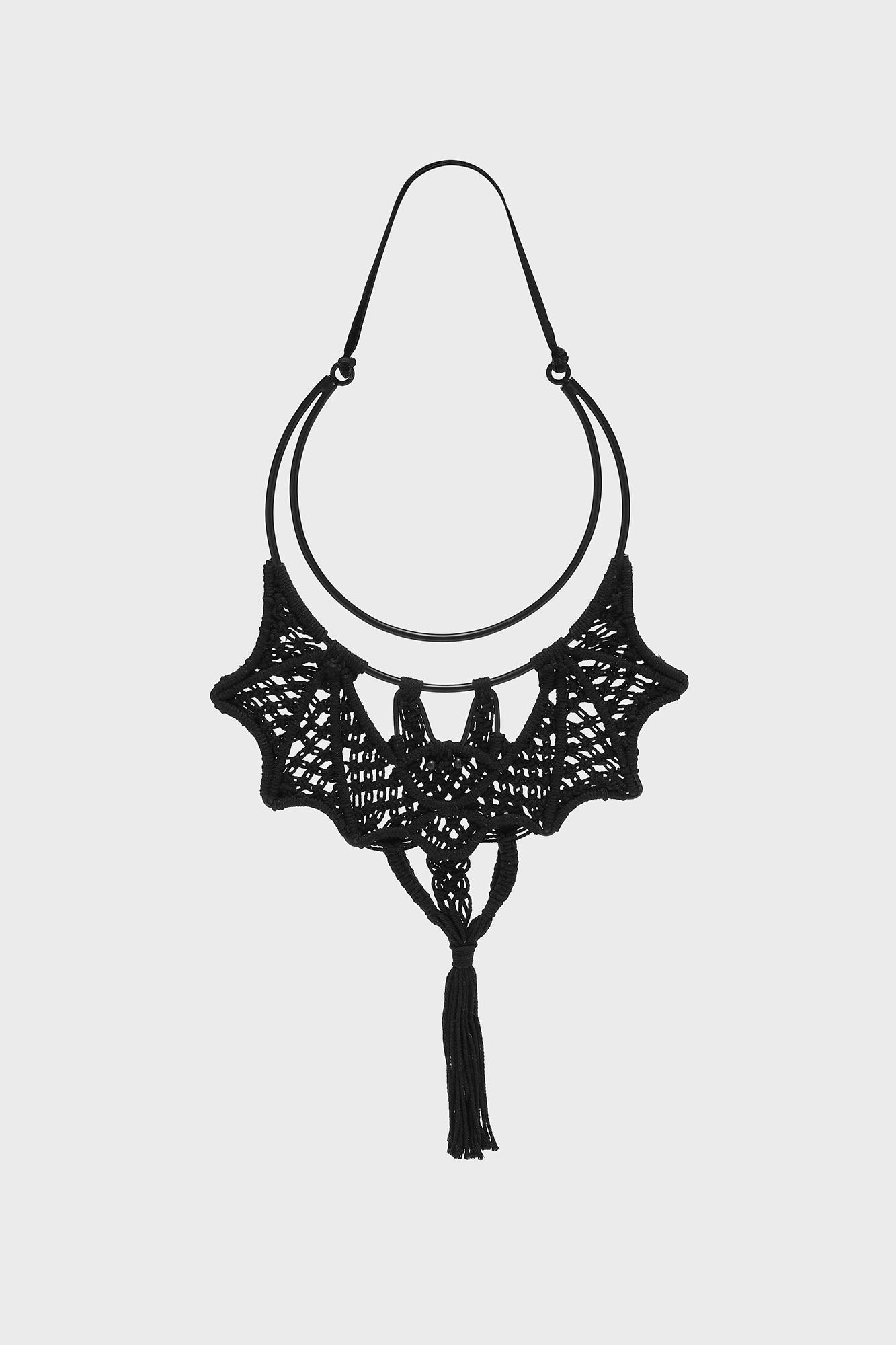 Killstar Bat Macrame Wall Hanging - Gothic Home Decor