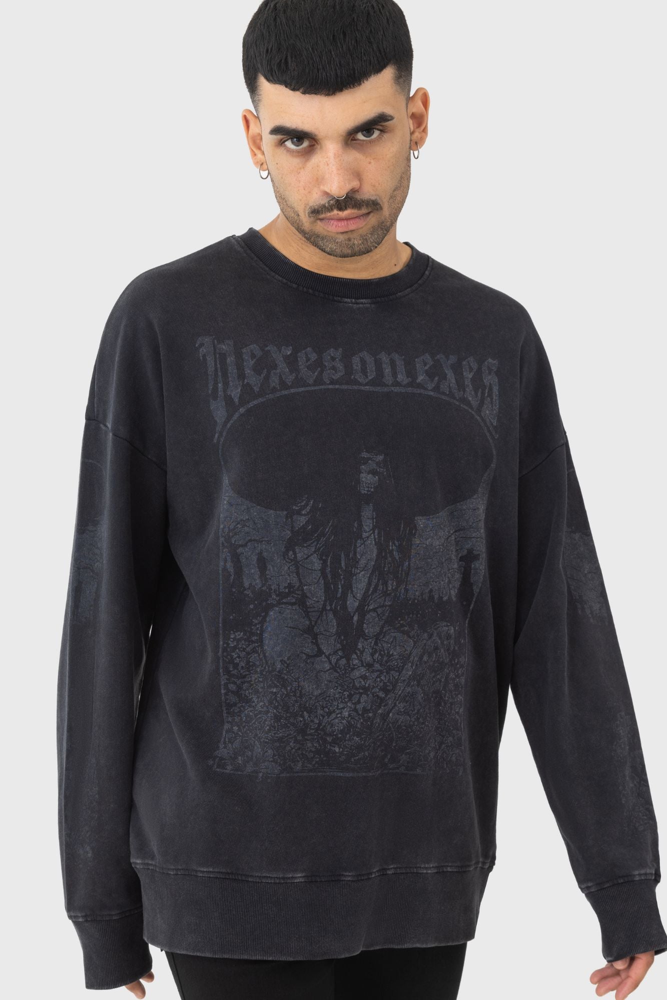 Killstar Hexes On Exes Vintage Graphic Sweatshirt