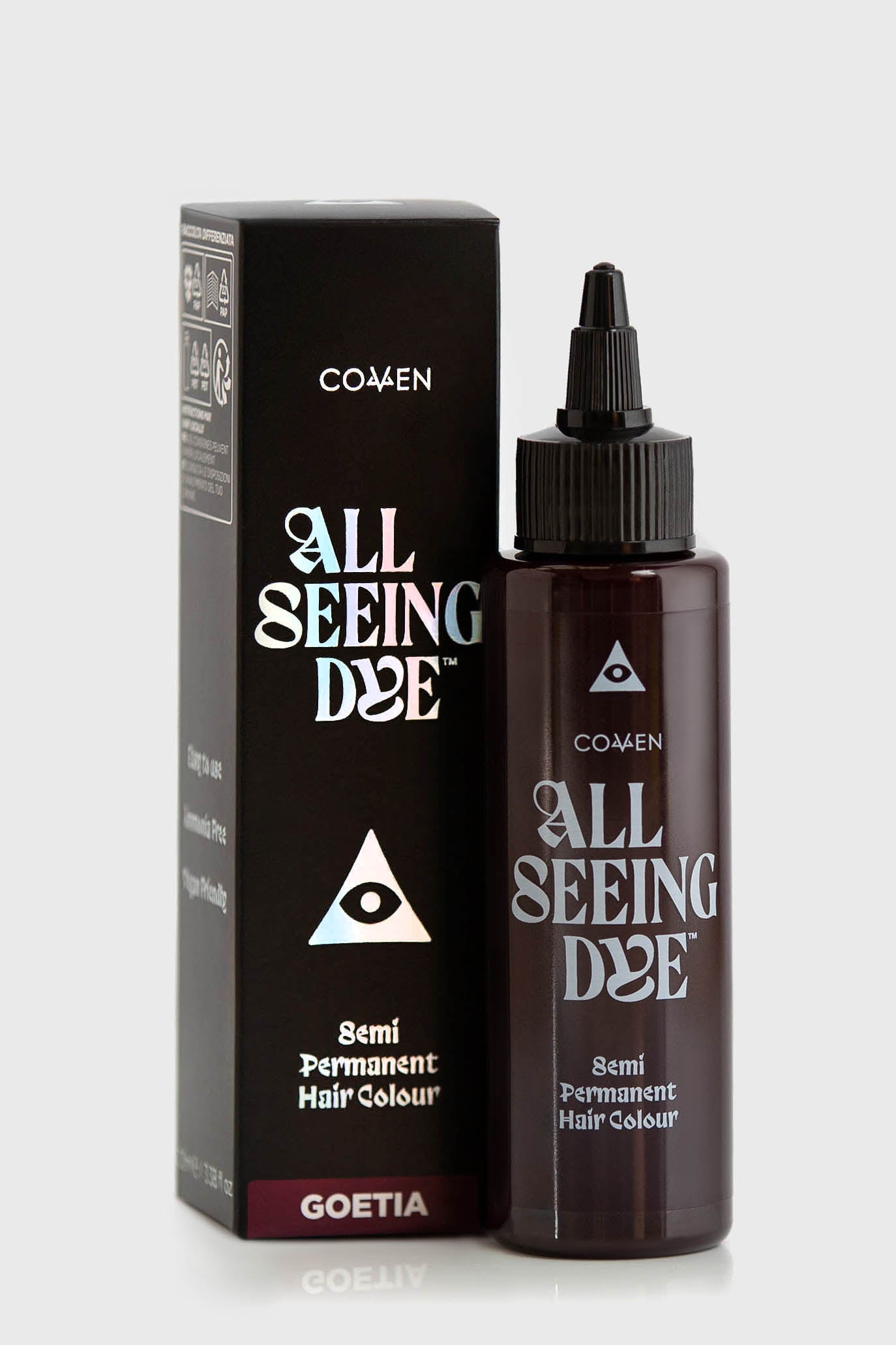 Goetia Vegan Semi-Permanent Hair Dye - Deep Red Ammonia Free