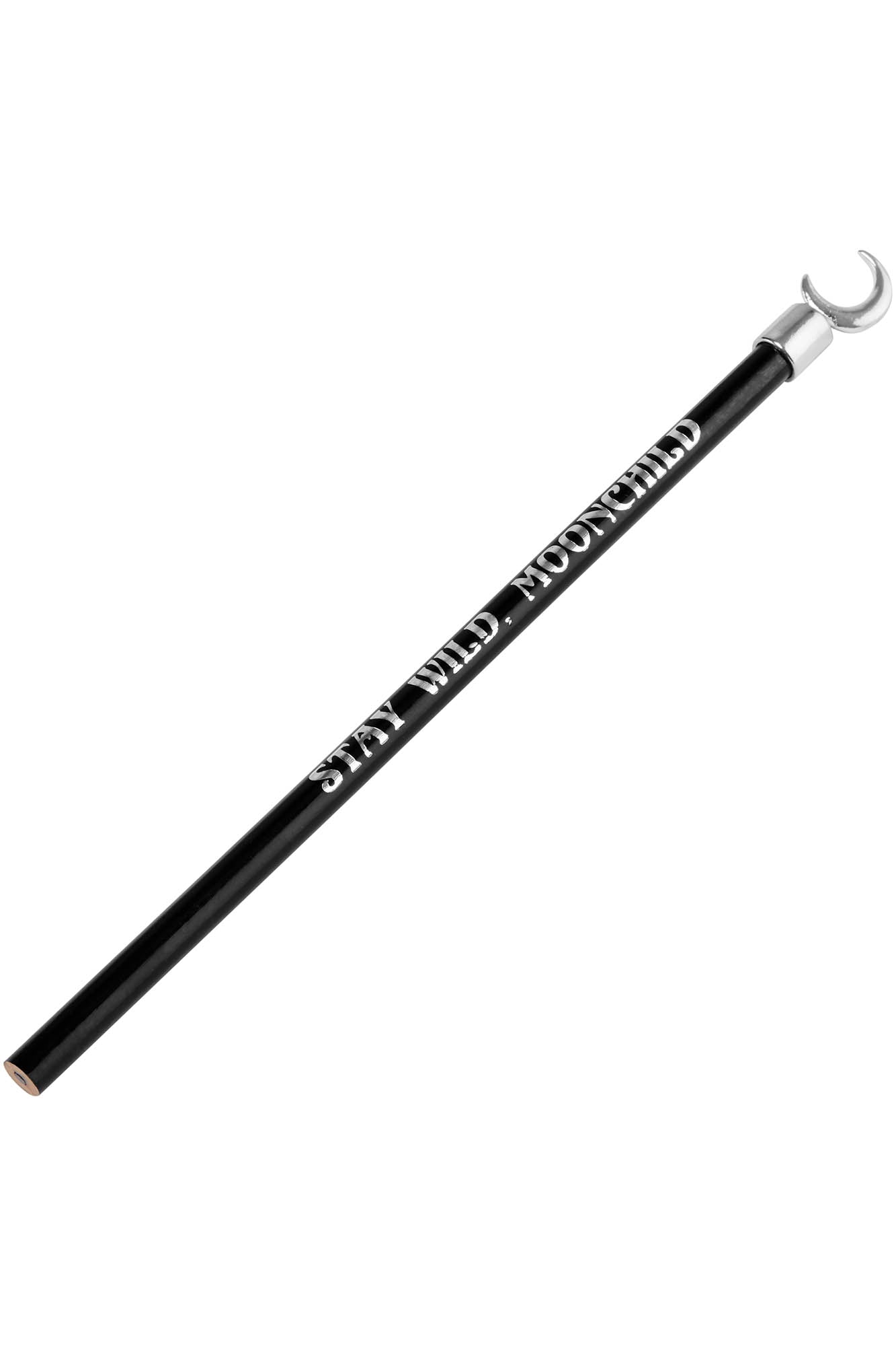 Killstar Moonchild Black Pencil with Silver Moon Hardware