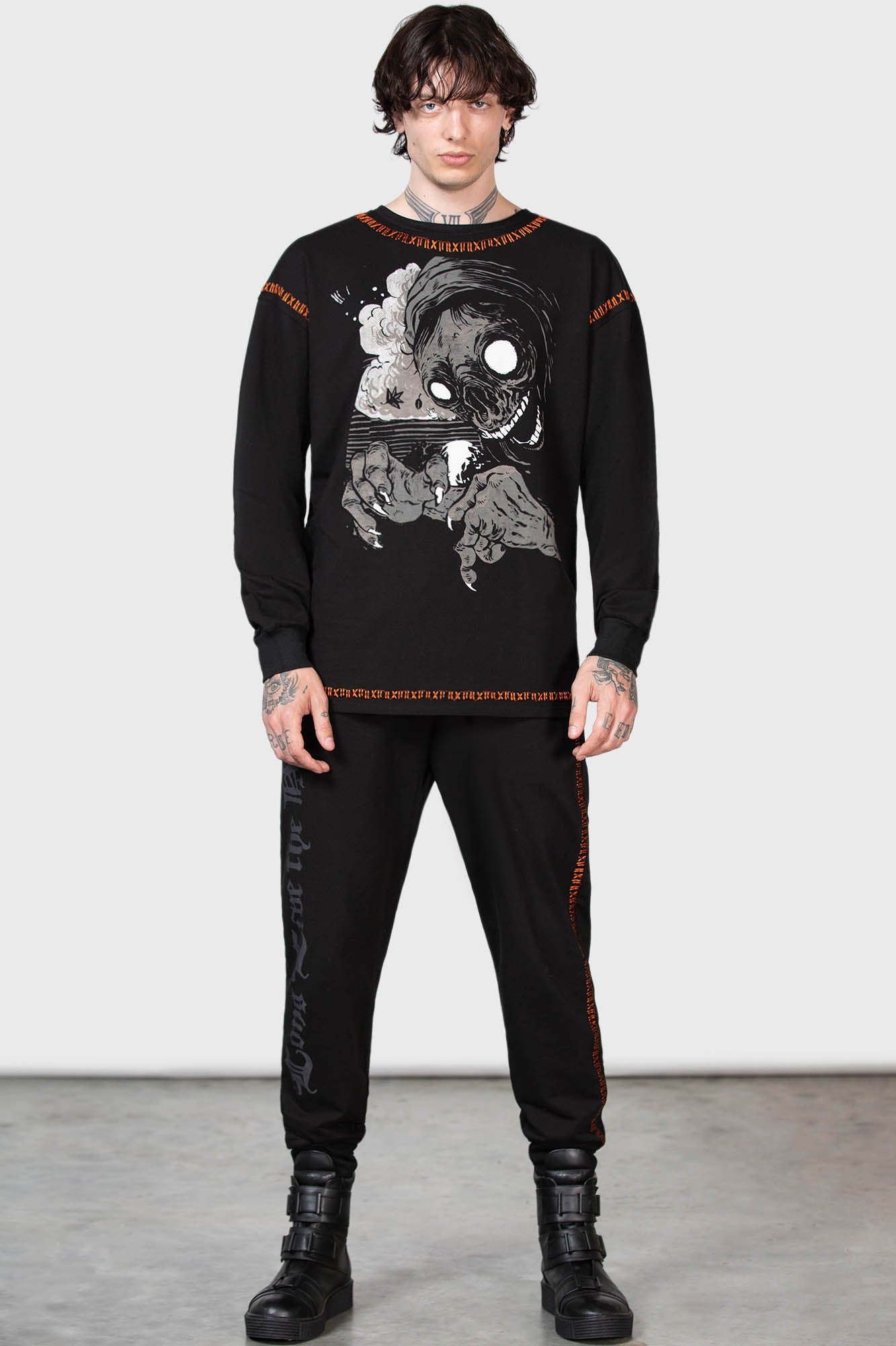 Killstar Fatality Graphic Cotton Sweater - Unisex Fit