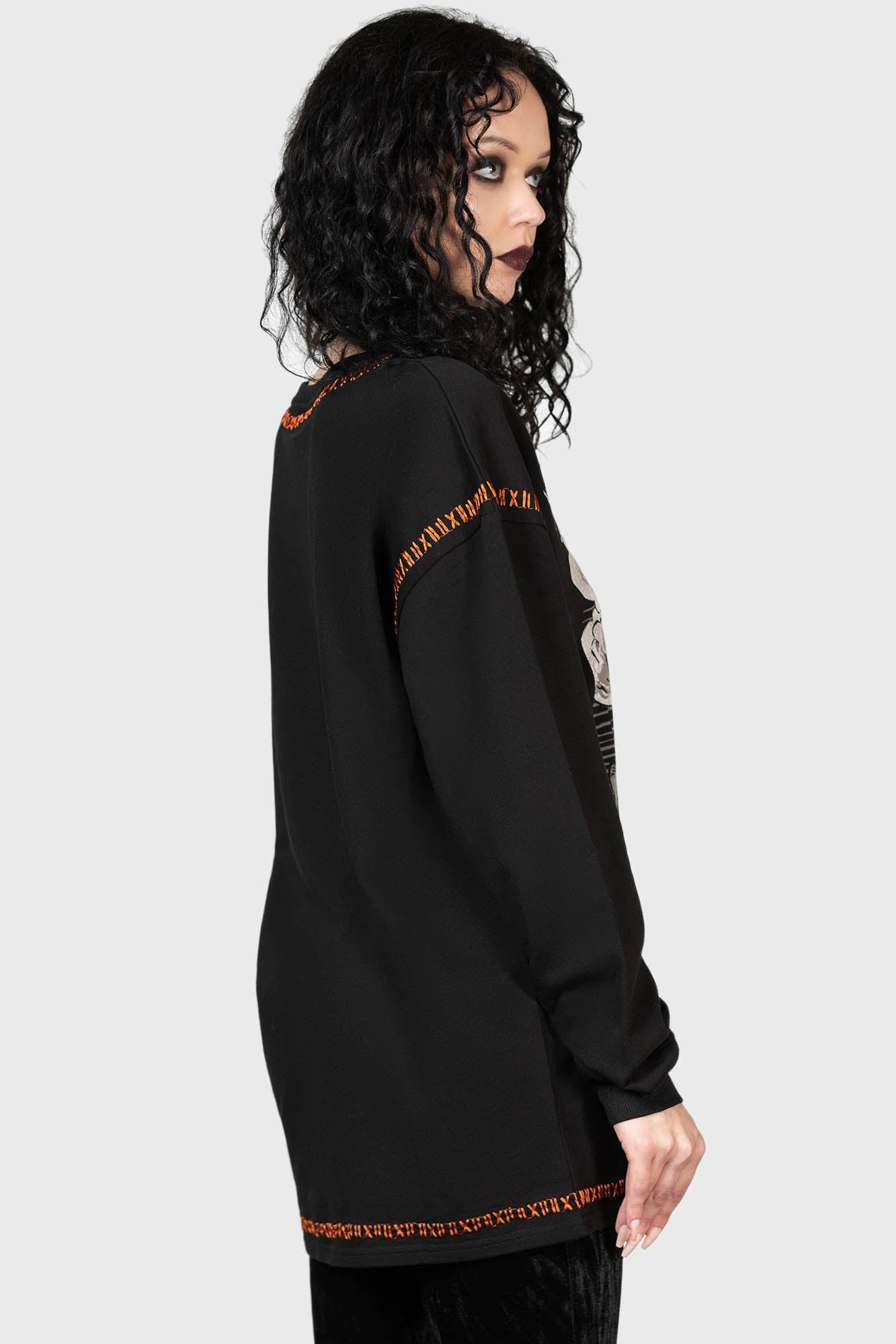 Killstar Fatality Graphic Cotton Sweater - Unisex Fit