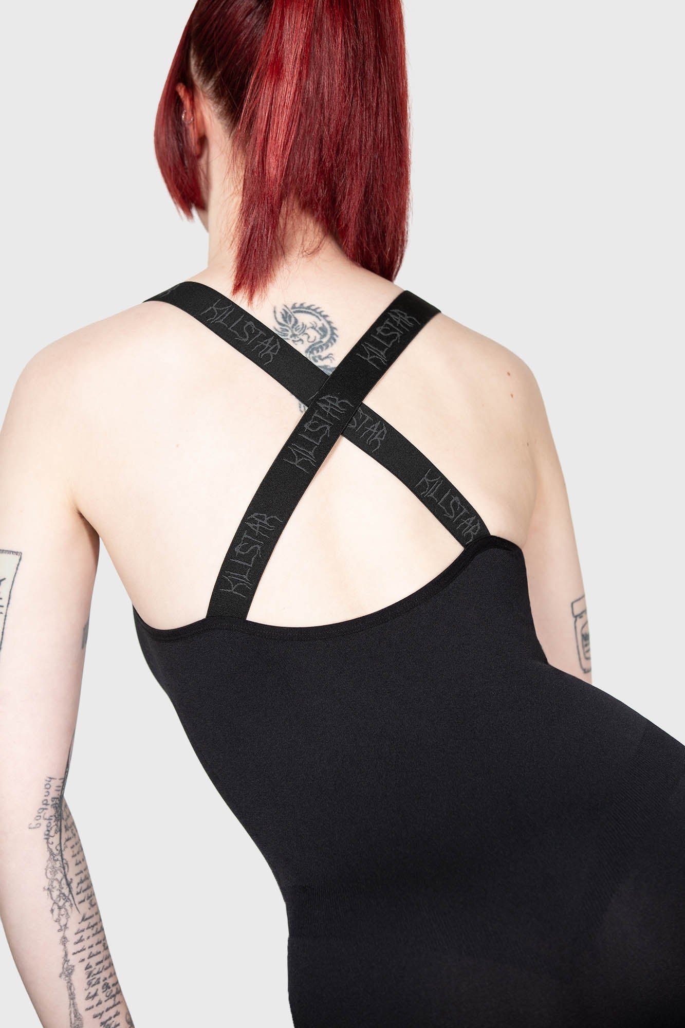 KILLSTAR Scarlet Rising Onesie - Soft Stretch Jumpsuit with Cross Back
