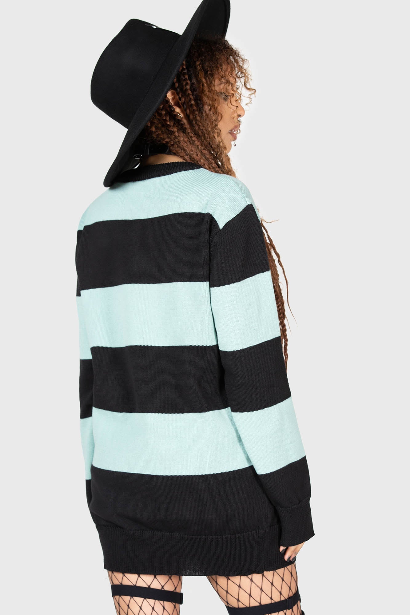 Killstar Vampurr Stripe Sweater - Soft Knit, Relaxed Fit