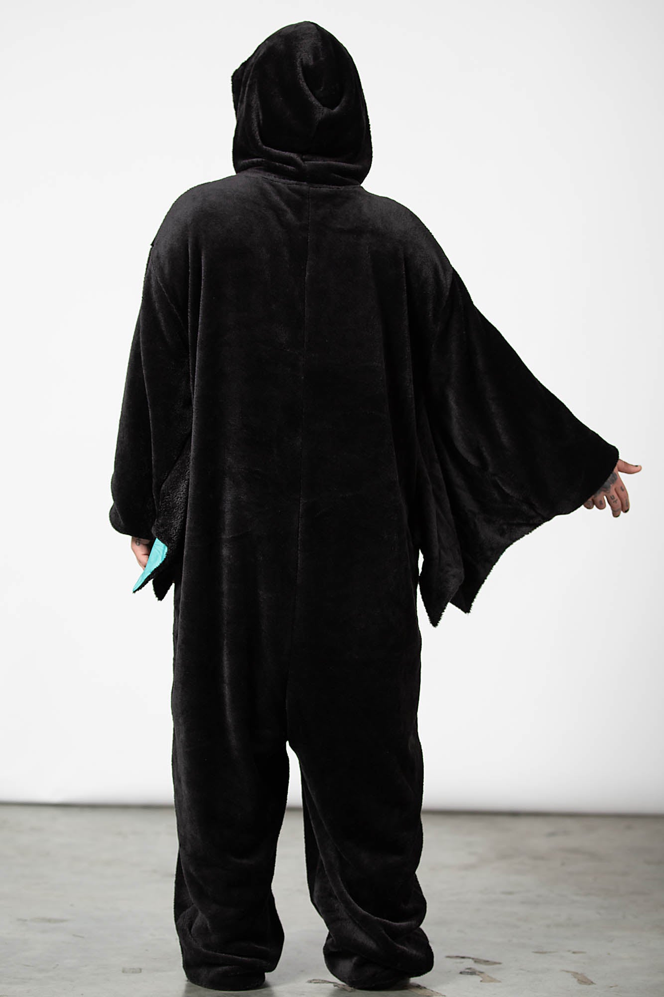 Killstar Cthulhu Plush Onesie with Wings & XL Hood