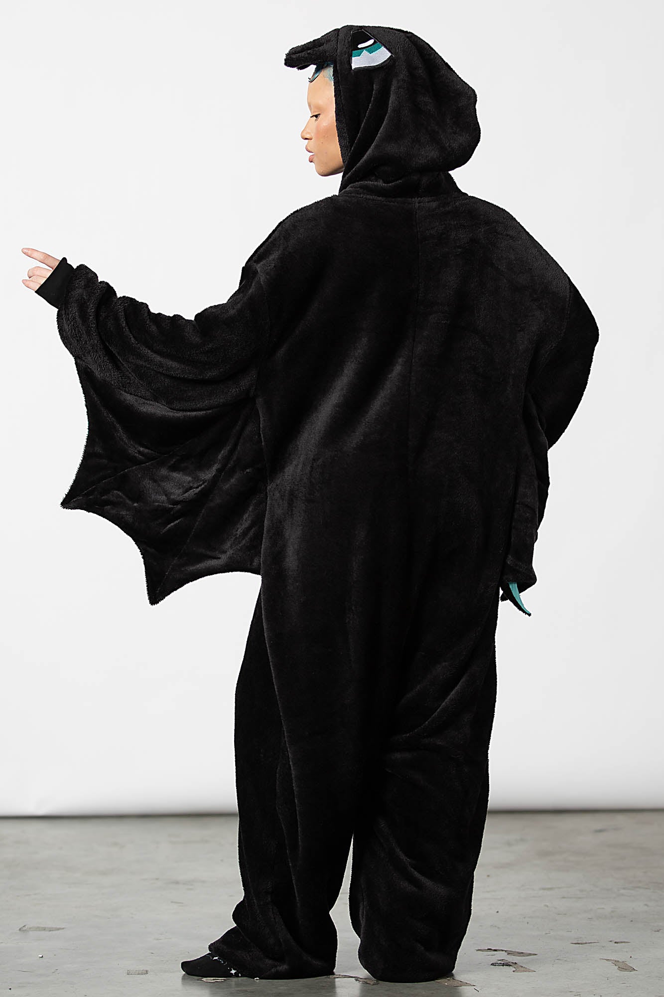 Killstar Cthulhu Plush Onesie with Wings & XL Hood
