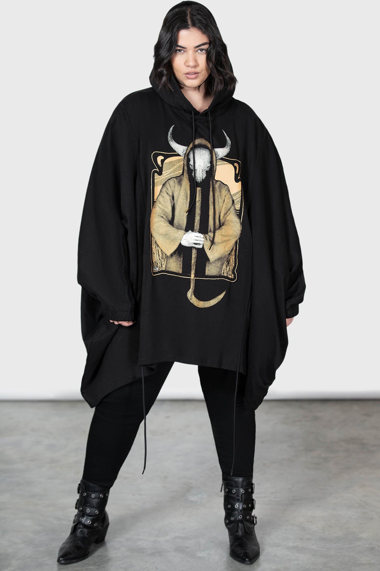 Bad Omens Graphic Hoodie - Unisex Cotton Pullover with Batwing Sleeves