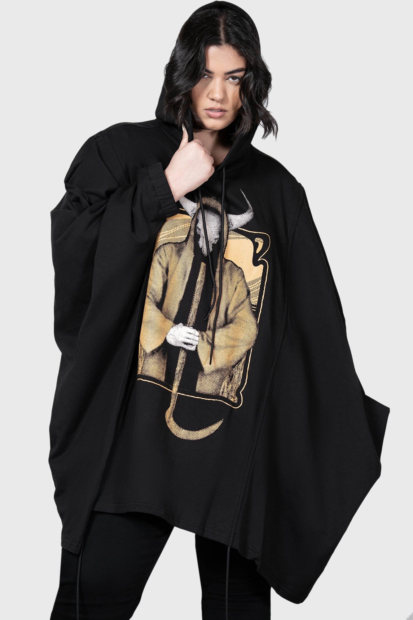 Bad Omens Graphic Hoodie - Unisex Cotton Pullover with Batwing Sleeves
