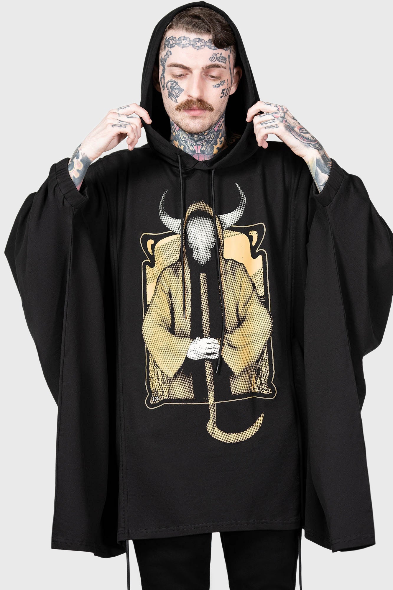 Bad Omens Graphic Hoodie - Unisex Cotton Pullover with Batwing Sleeves