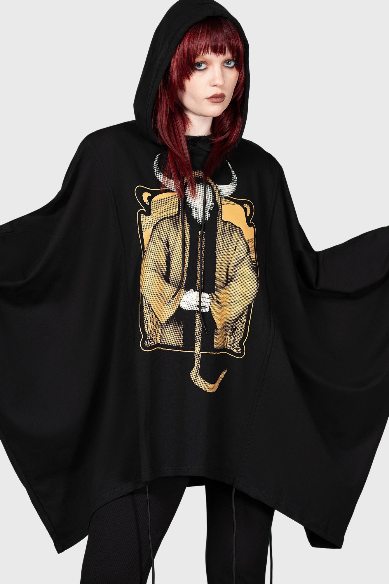 Bad Omens Graphic Hoodie - Unisex Cotton Pullover with Batwing Sleeves