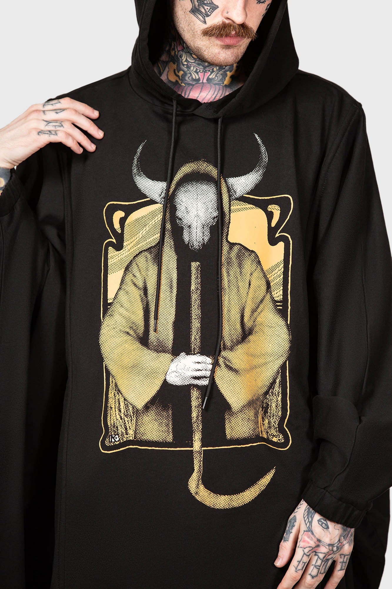 Bad Omens Graphic Hoodie - Unisex Cotton Pullover with Batwing Sleeves