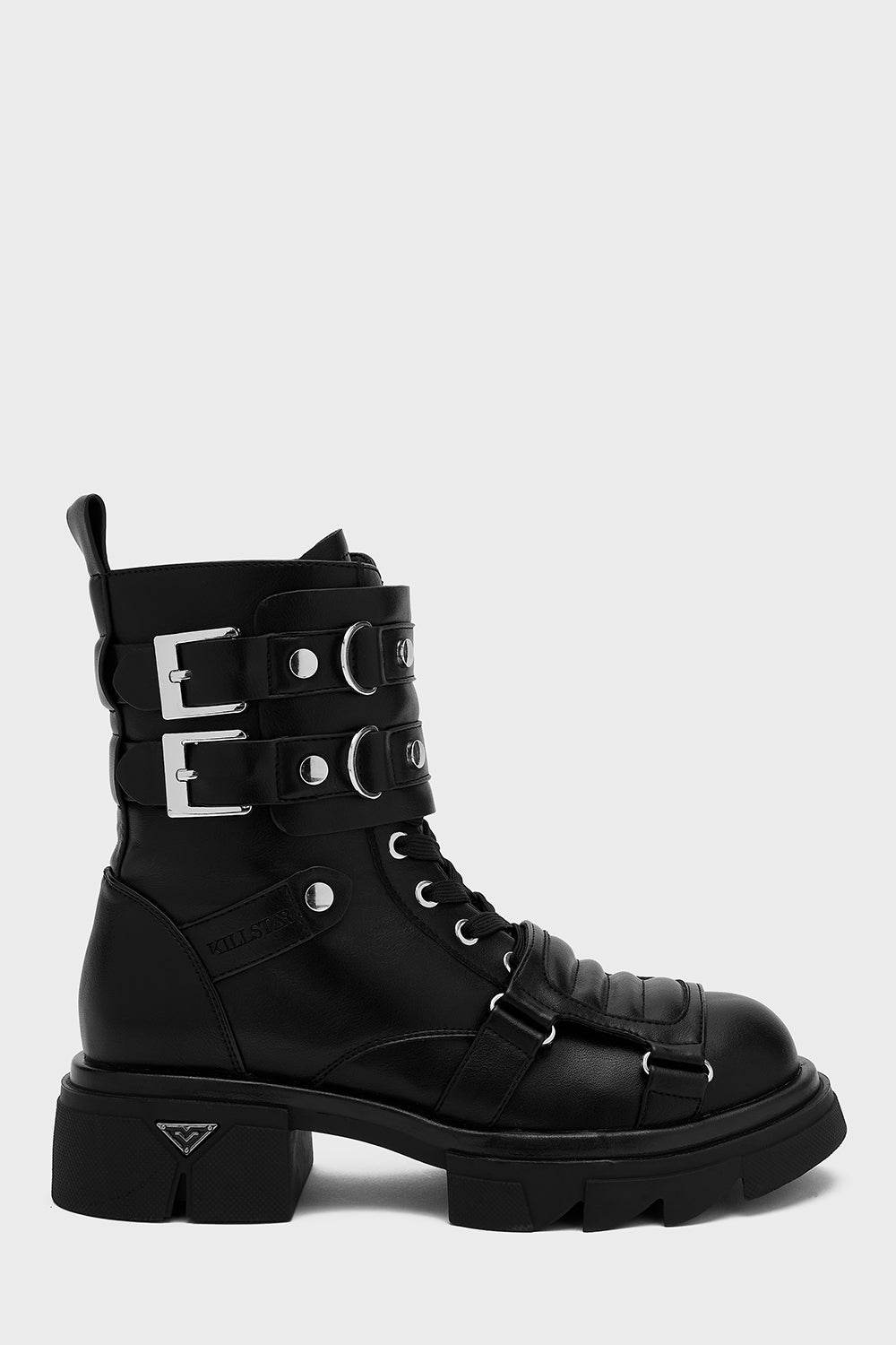 KILLSTAR Dark Machine Chunky Platform Boots with Metal Hardware