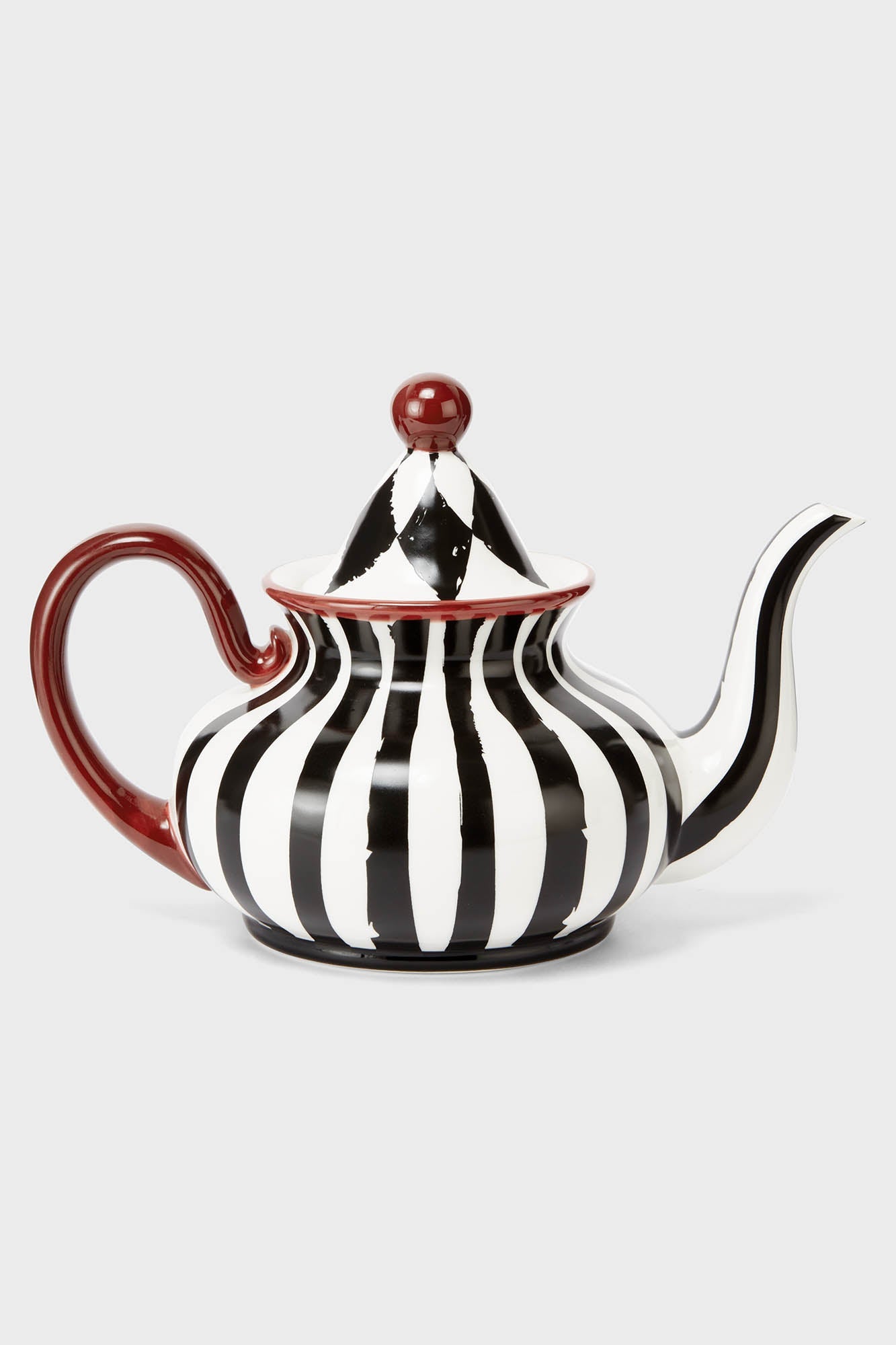 Killstar Calagari Ceramic Teapot with Contrasting Pattern - 1100ml
