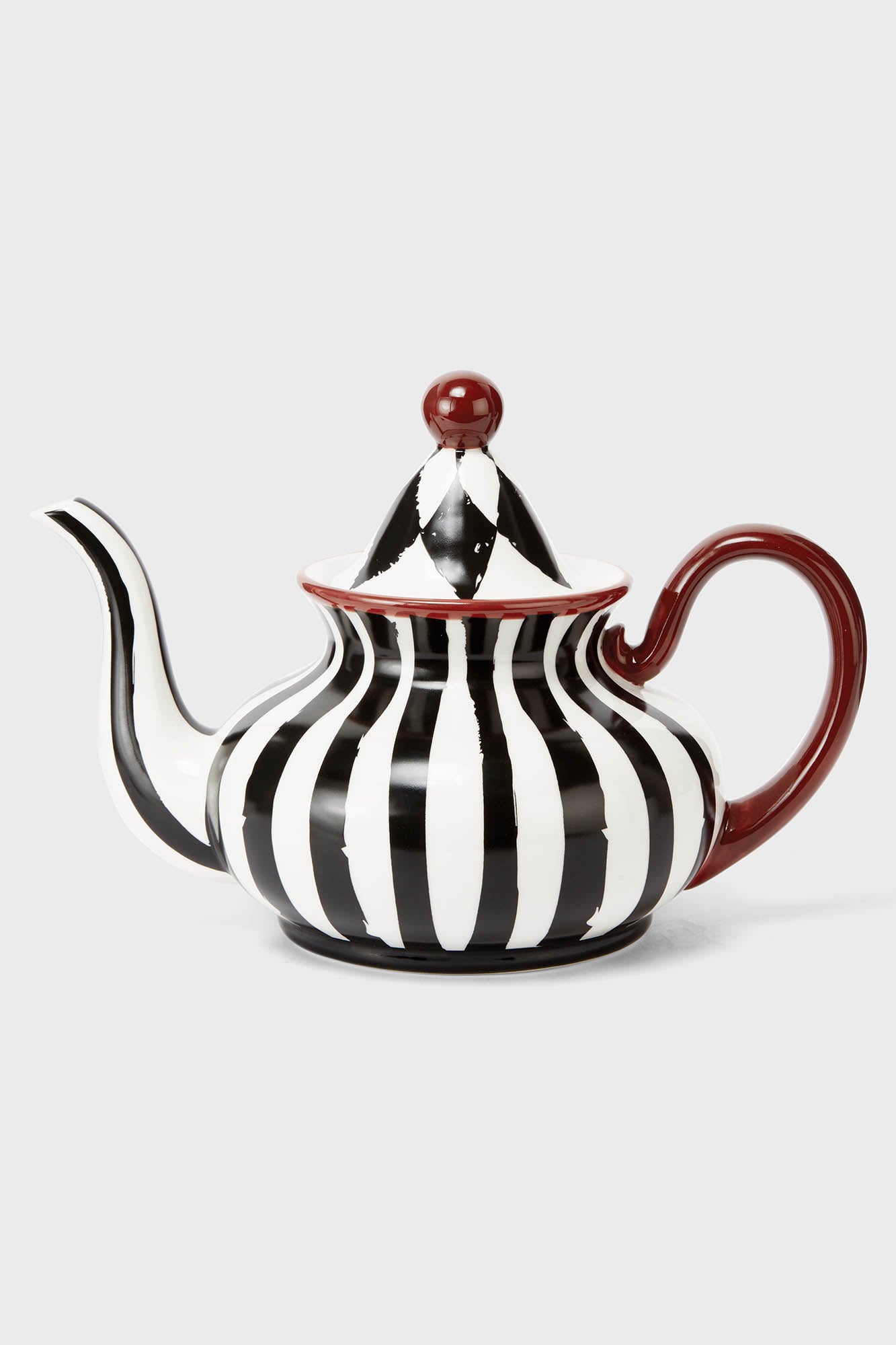Killstar Calagari Ceramic Teapot with Contrasting Pattern - 1100ml