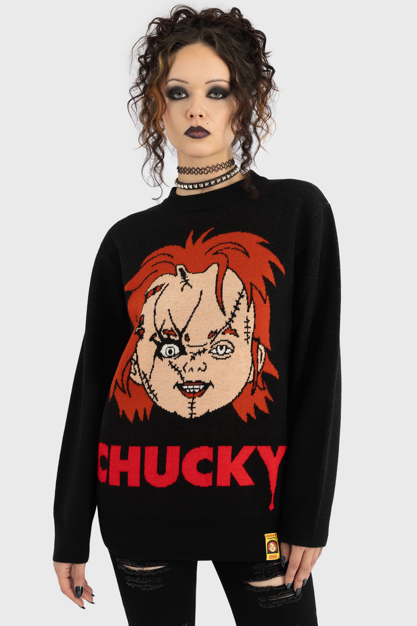 Chucky Graphic Knit Sweater - Official Licensed KILLSTAR