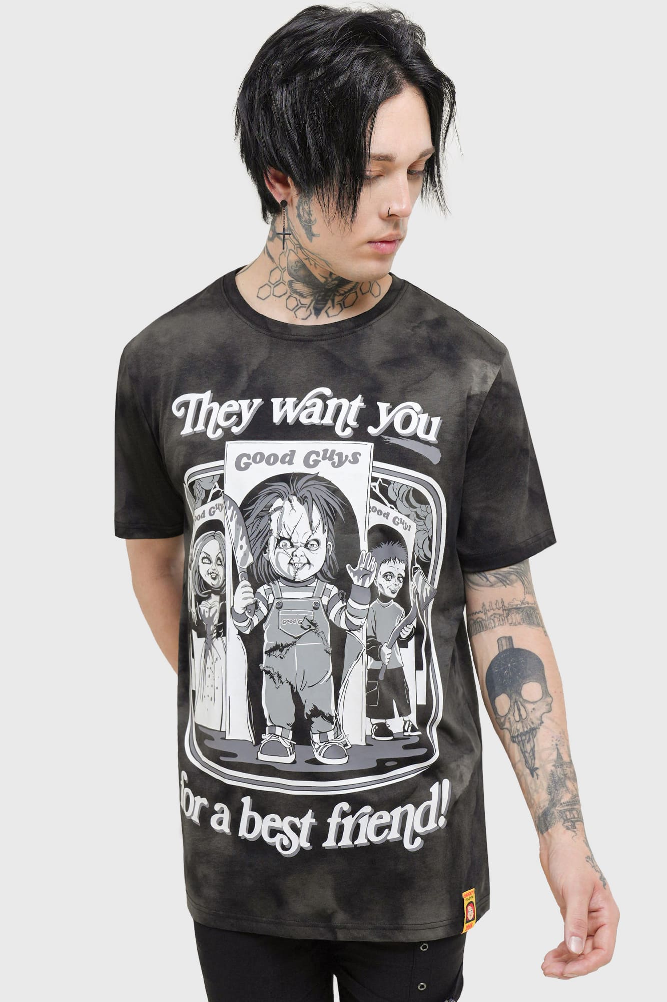 Chucky Hey There Friend Graphic Cotton T-Shirt – Killstar