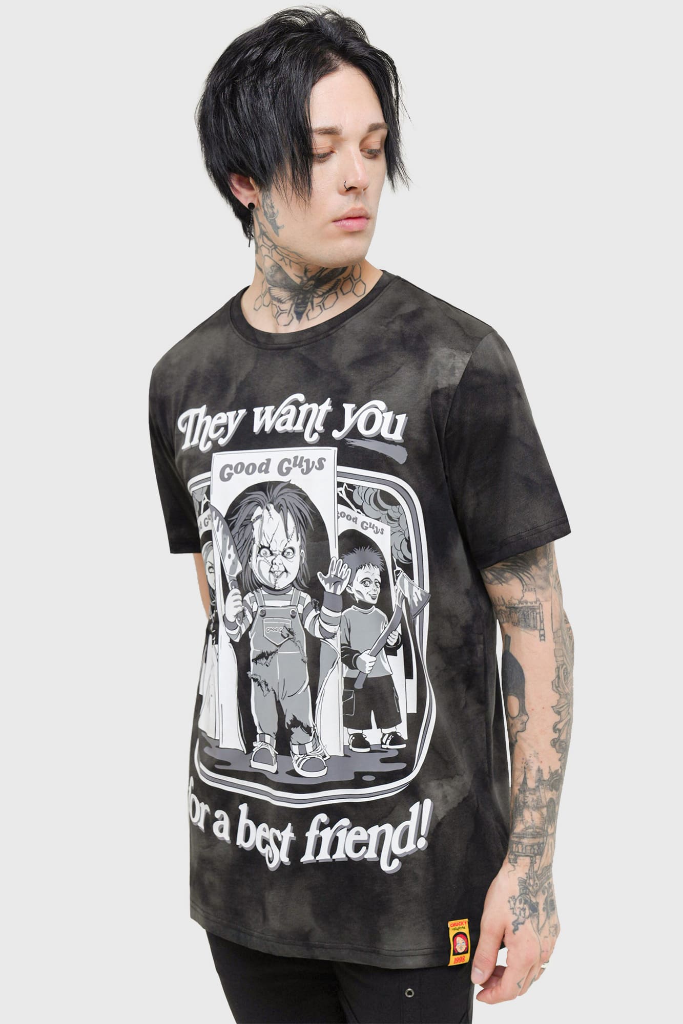 Chucky Hey There Friend Graphic Cotton T-Shirt – Killstar