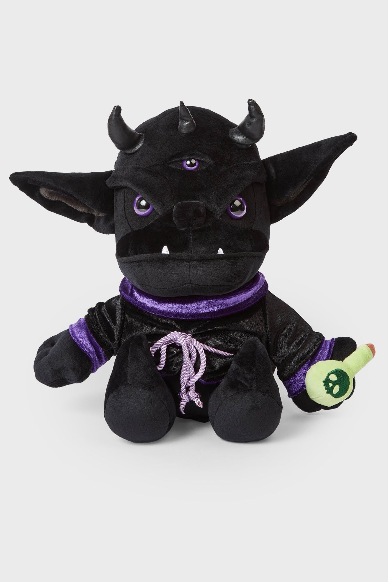 Sorcerer Plush Toy - Kreeptures Limited Edition with Faux Leather Horns