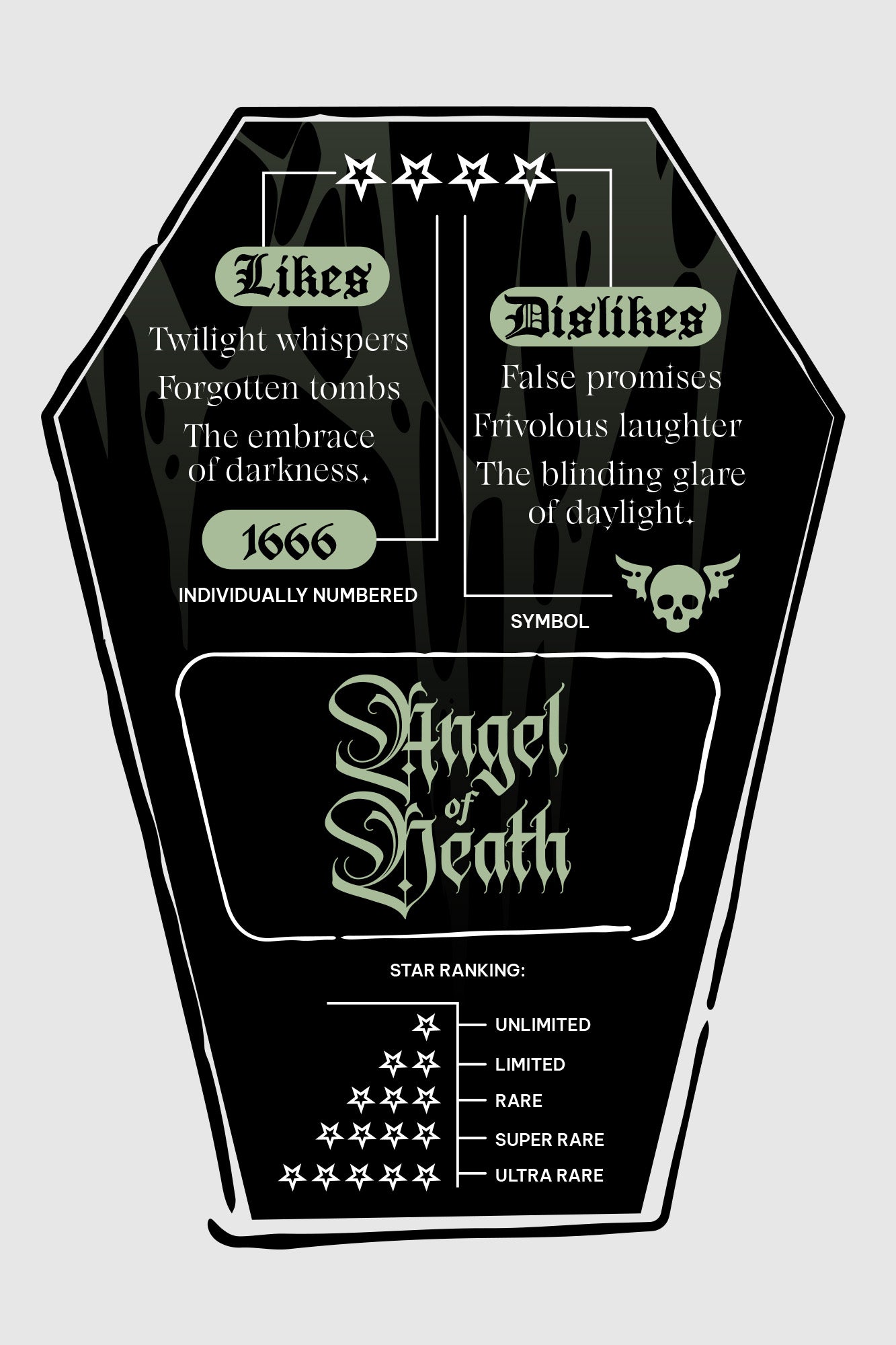 KREEPTURES Angel of Death Glow in the Dark Plush Toy