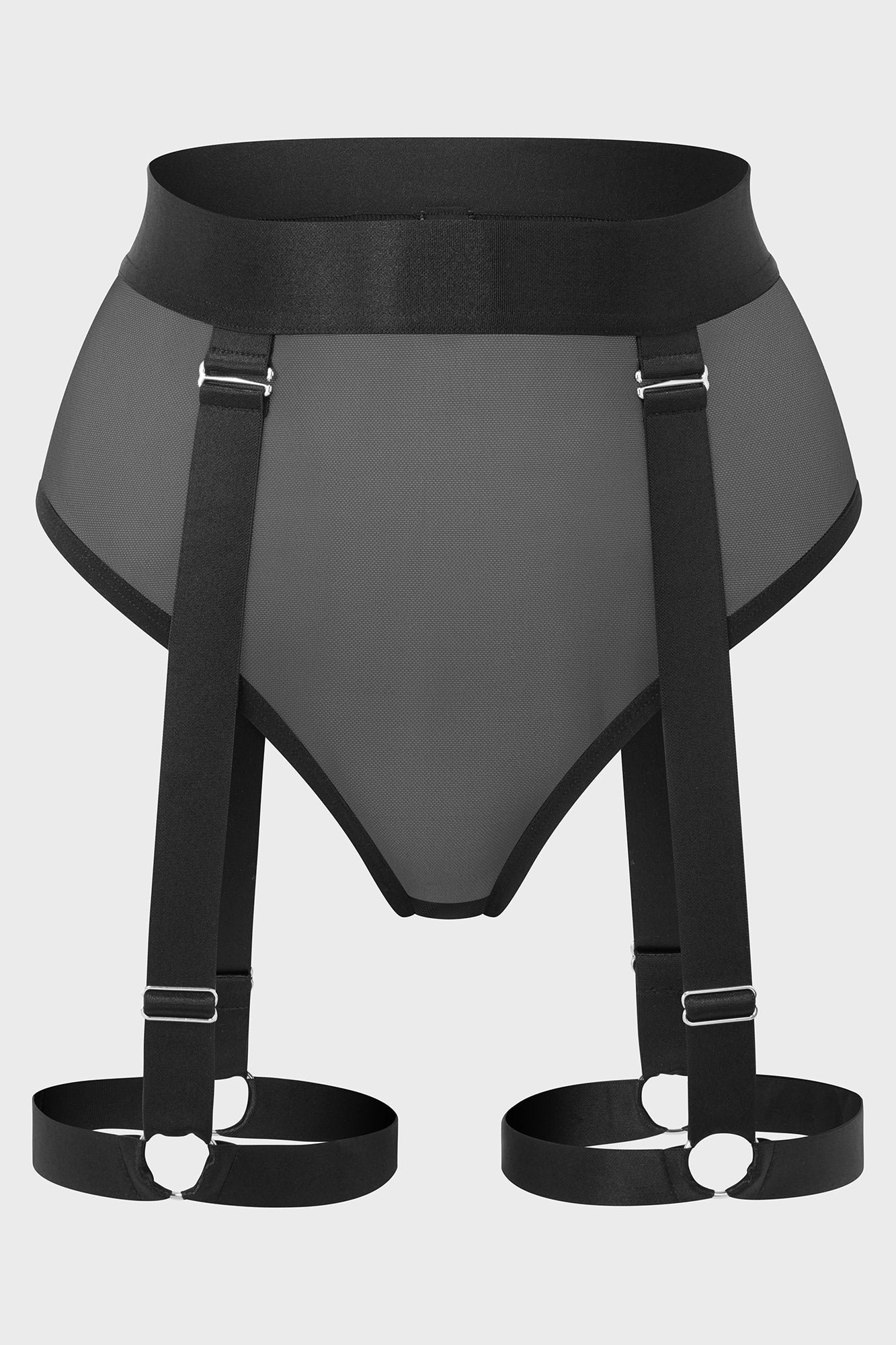 Killstar Tangled Mesh Panty with Adjustable Leg Straps