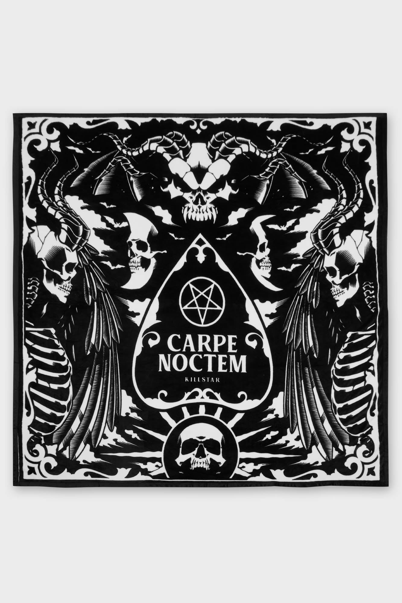 Killstar Vivat Nocte Gothic Blanket - Carpe Noctem Design