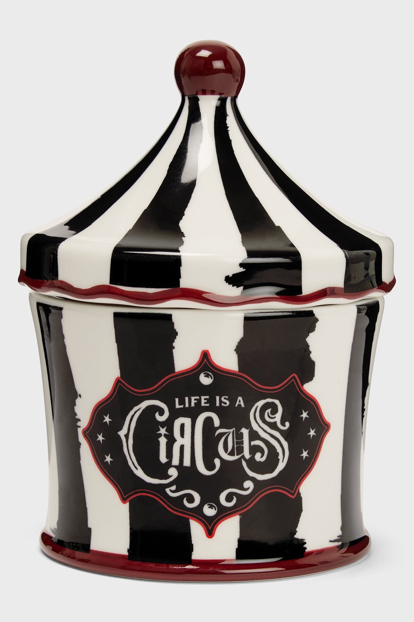 Killstar Life is a Circus Ceramic Jar - Handcrafted Porcelain