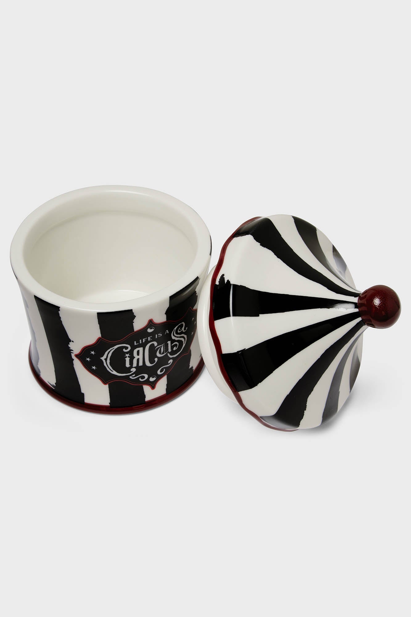 Killstar Life is a Circus Ceramic Jar - Handcrafted Porcelain