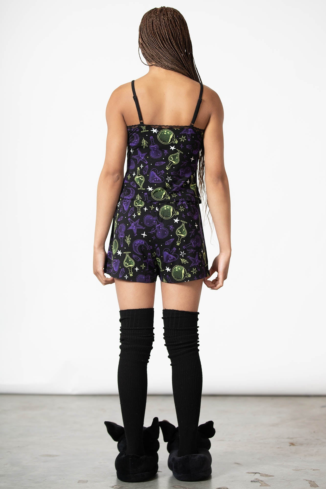 Killstar Magic Night Lace Cami Top - V-Neck & Adjustable Straps