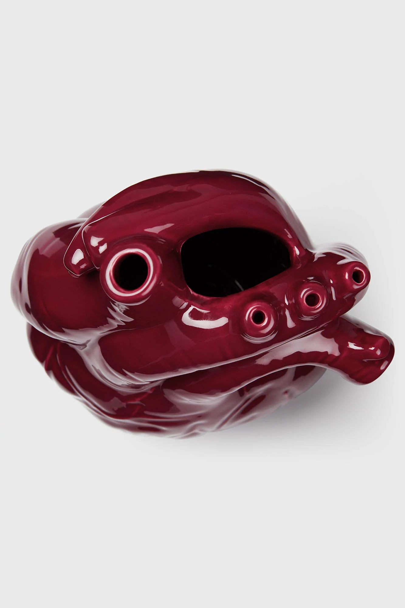 Killstar Ana-Tomic Red Porcelain Vase - Sculpted Statement Piece